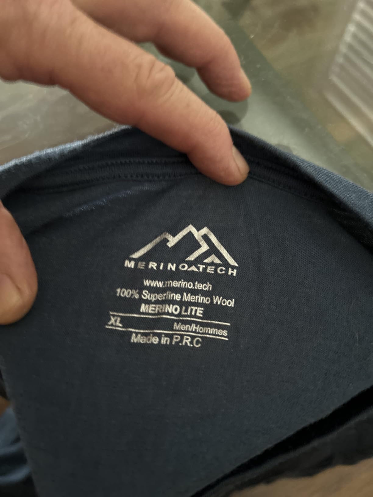 100% Merino Wool T-Shirt Men - Base Layer Top Undershirt with Hiking Socks customer photo 1