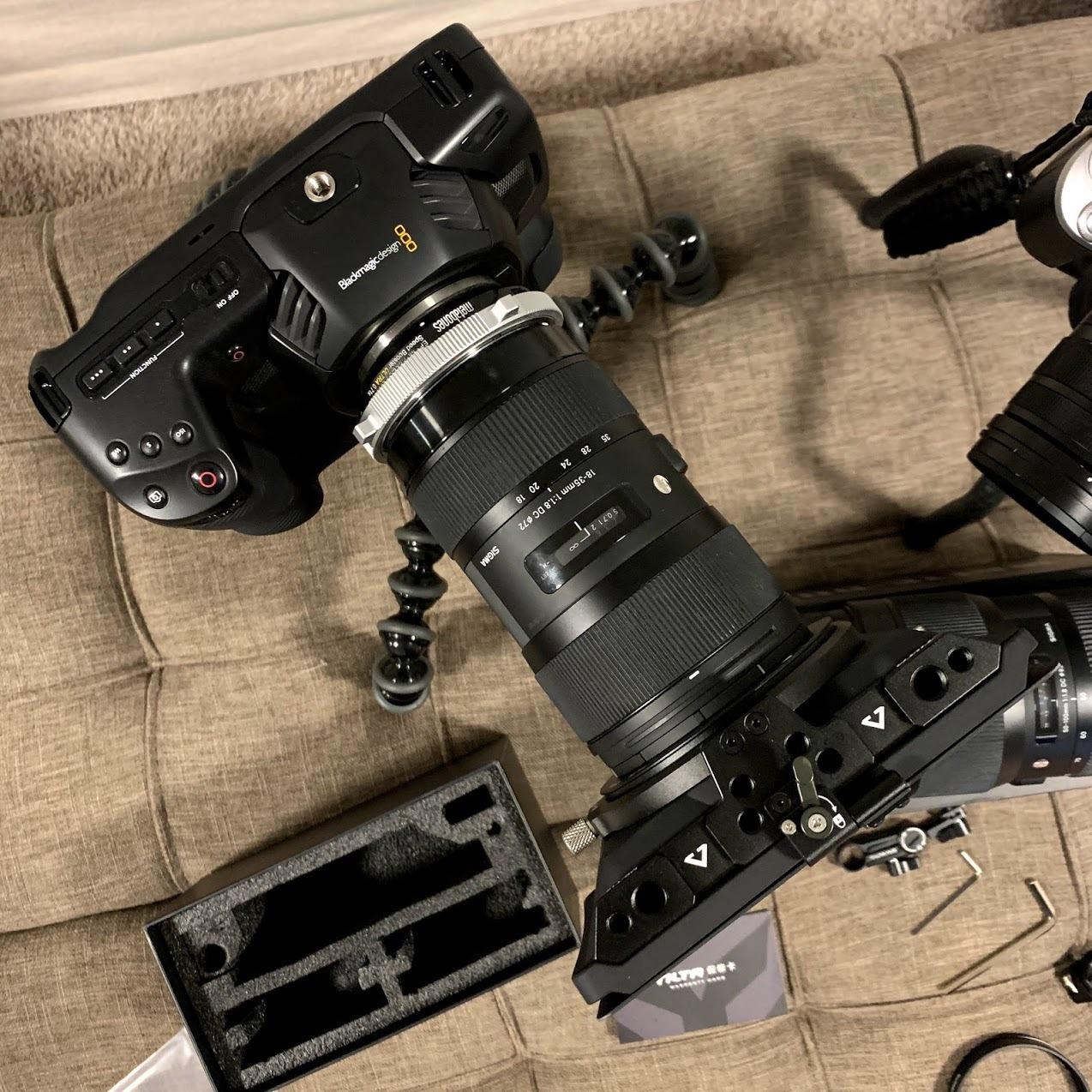 Tilta Mini Matte Box | 15mm Rod Adapter & 4 Lens Adapters | Lightweight | Filter Support | Top Flag | Dual Cold Shoe Mount | Designed for Mirrorless, DSLR | MB-T15 customer photo 1