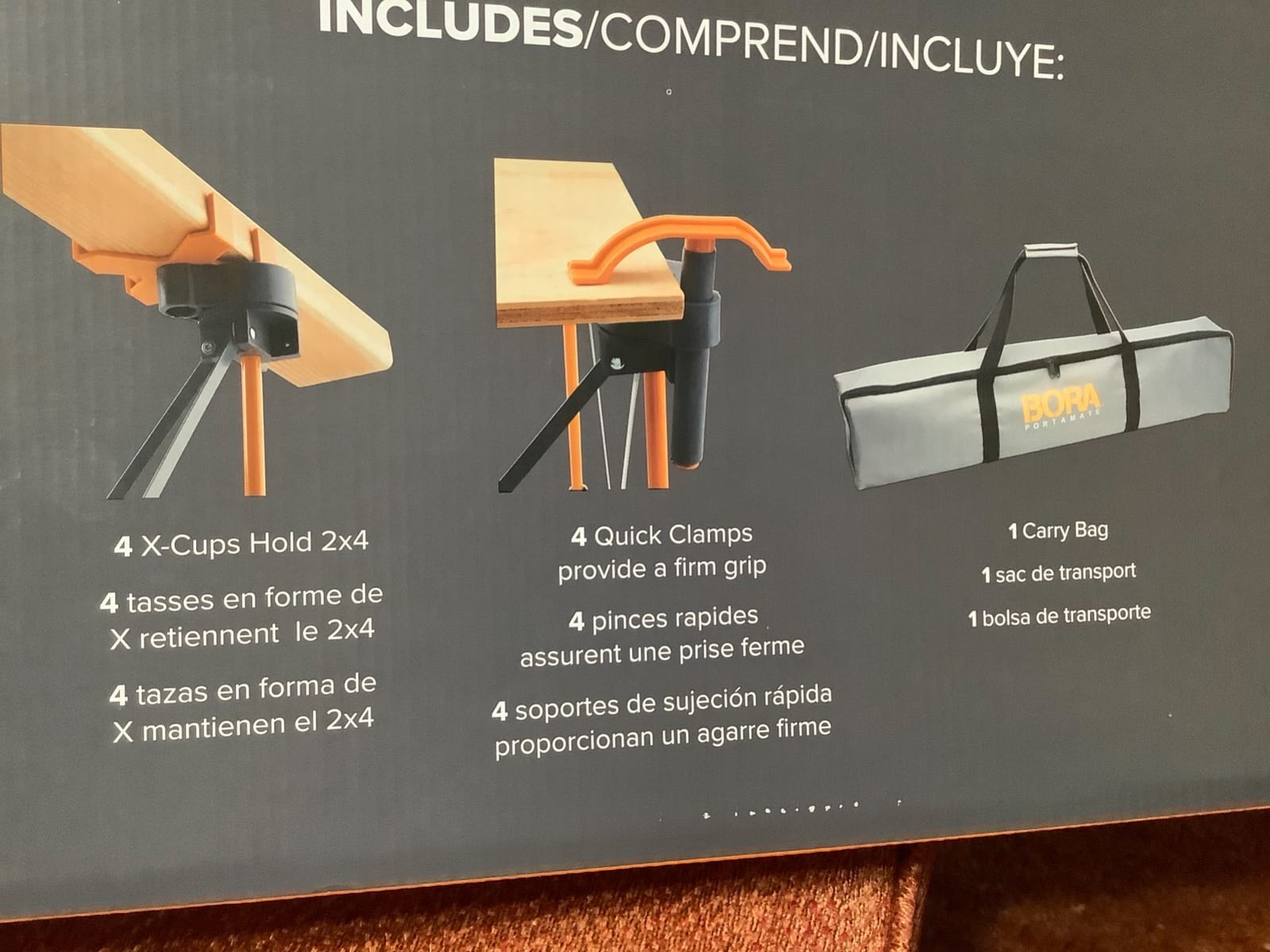 Bora Centipede Workbench Table Top For Bora Centipede Work Stand Saw Horses - 24