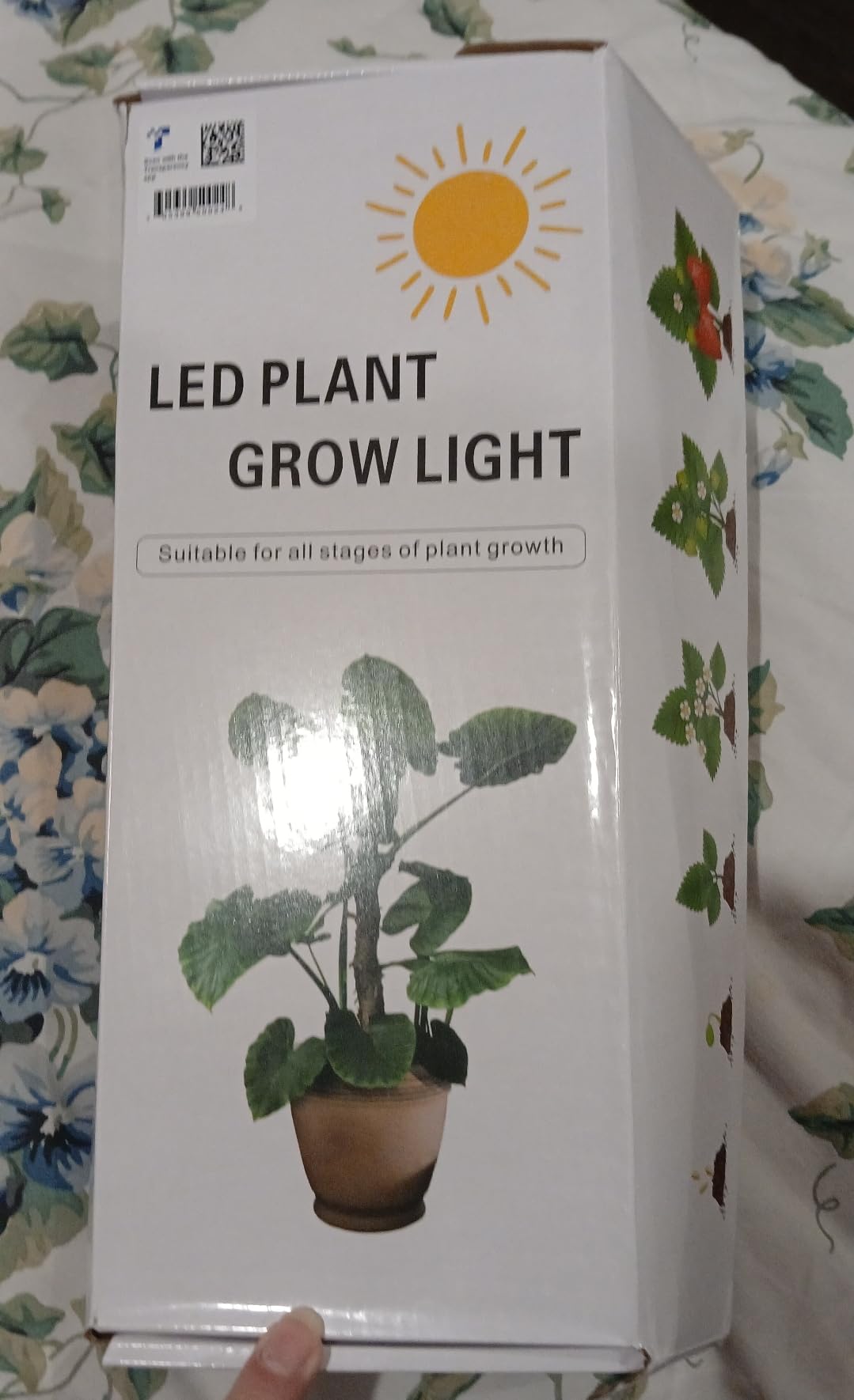 LEOTER Grow Light for Indoor Plants - Upgraded Version 80 LED Lamps with Full Spectrum & Red Blue Spectrum, 3/9/12H Timer, 10 Dimmable Level, Adjustable Gooseneck,3 Switch Modes customer photo 2