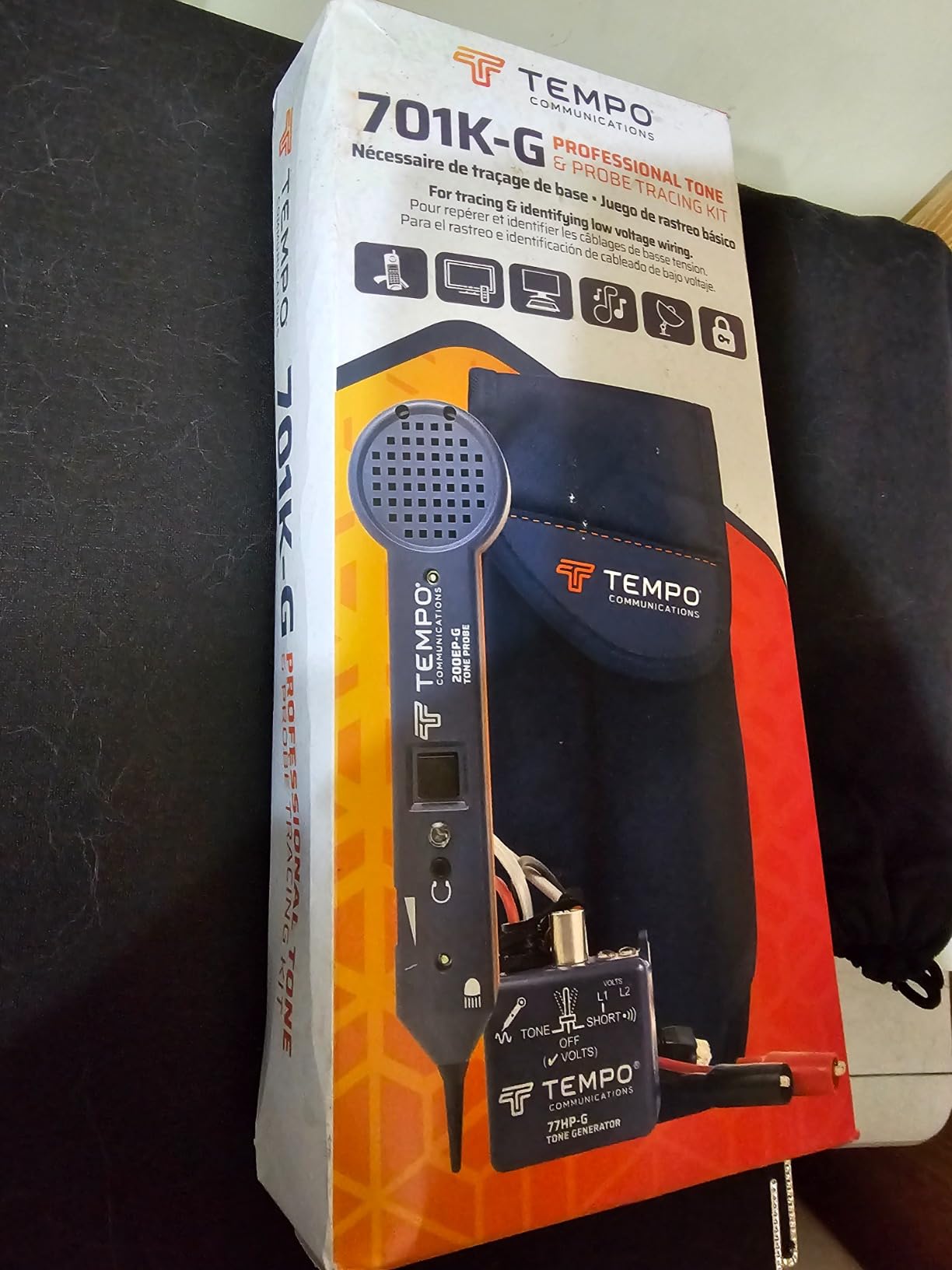 TEMPO Communications 701K-G Wire Tracer Electrical, Tone Generator and Probe Kit (701K Cable Toner) customer photo 1