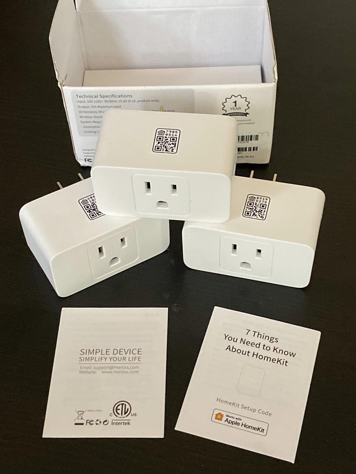 meross Smart Plug 15A, Works with Apple HomeKit, Voice & APP Control 2 Pack customer photo 2