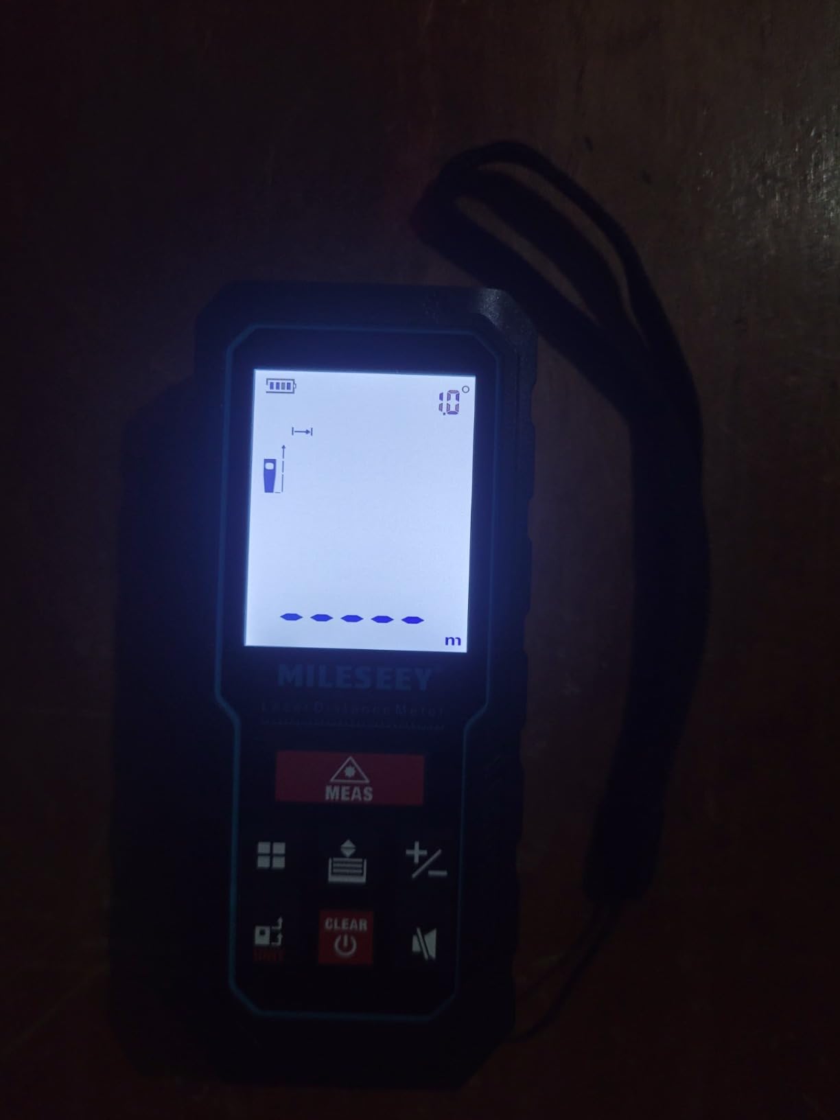 MILESEEY Laser Measure, Laser Measuring Tool with Angle Sensor customer photo 1