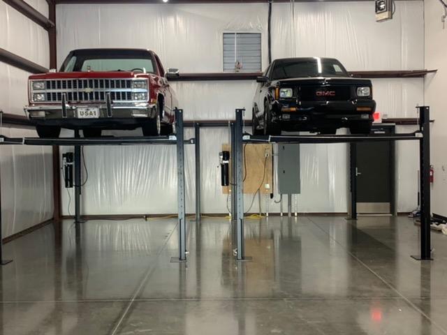 TRIUMPH NSS8TL 8000Lbs Taller Longer 4 Post Storage Service Car Auto Lift Truck Hoist customer photo 1