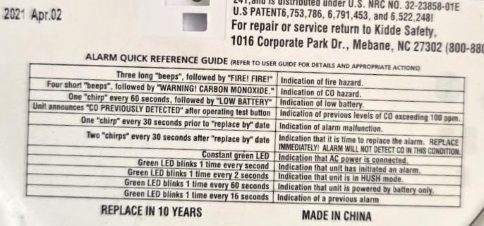 Kidde Hardwired Smoke & Carbon Monoxide Detector, Battery Backup, Interconnectable, LED Warning Light Indicators customer photo 1