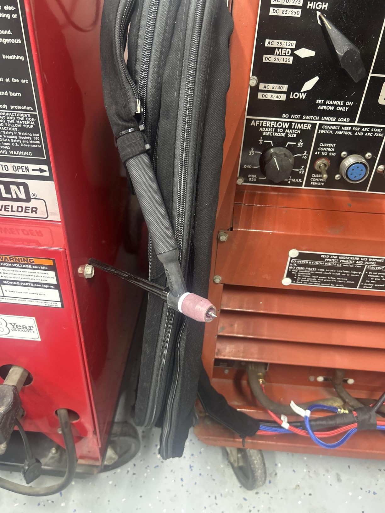 YESWELDER TIG Welding Torch WP-20F Flexible Head Water-Cooled 250Amp customer photo 2