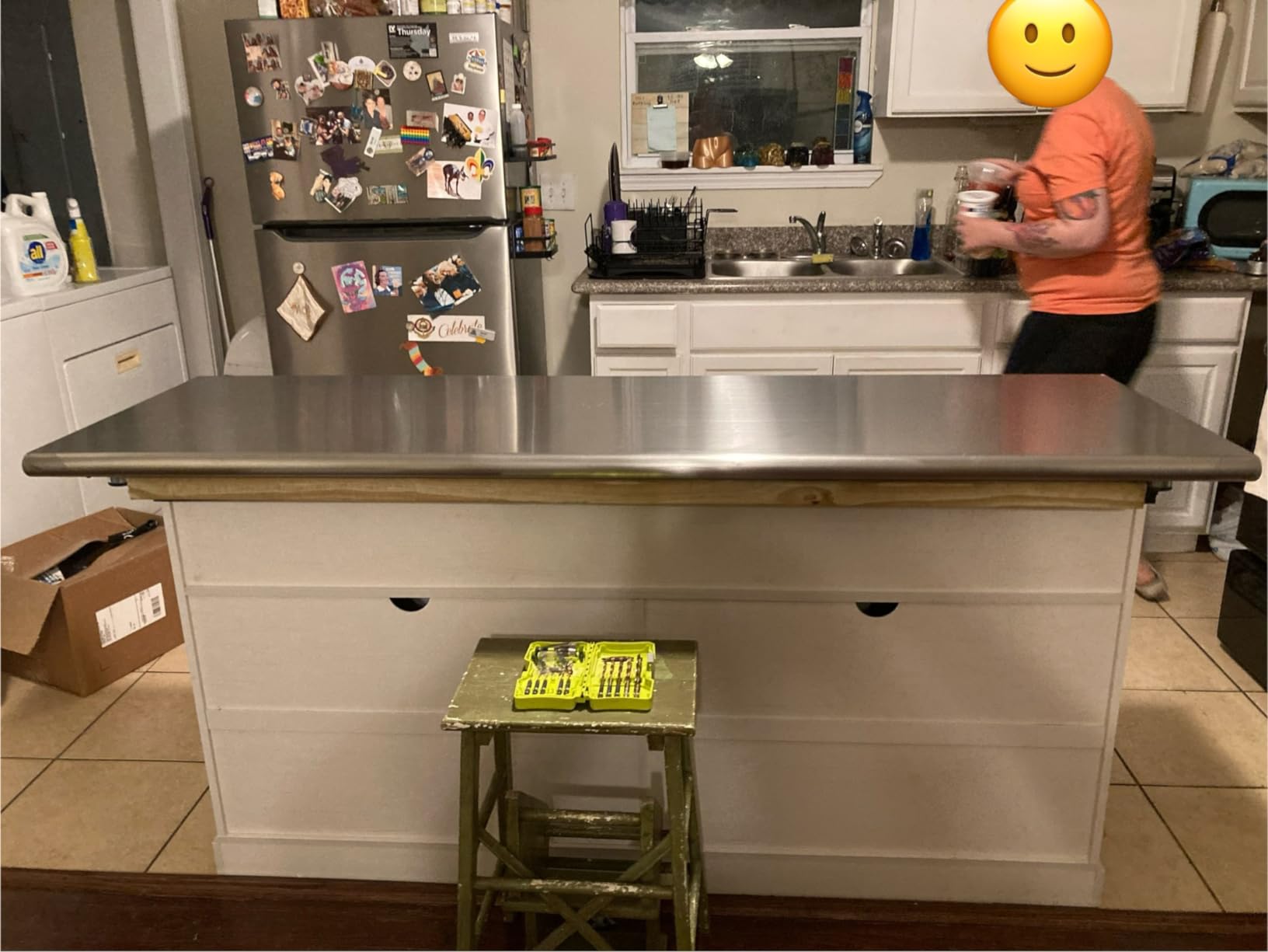 Hally Stainless Steel Table for Prep & Work 24 x 60 Inches NSF Commercial customer photo 1