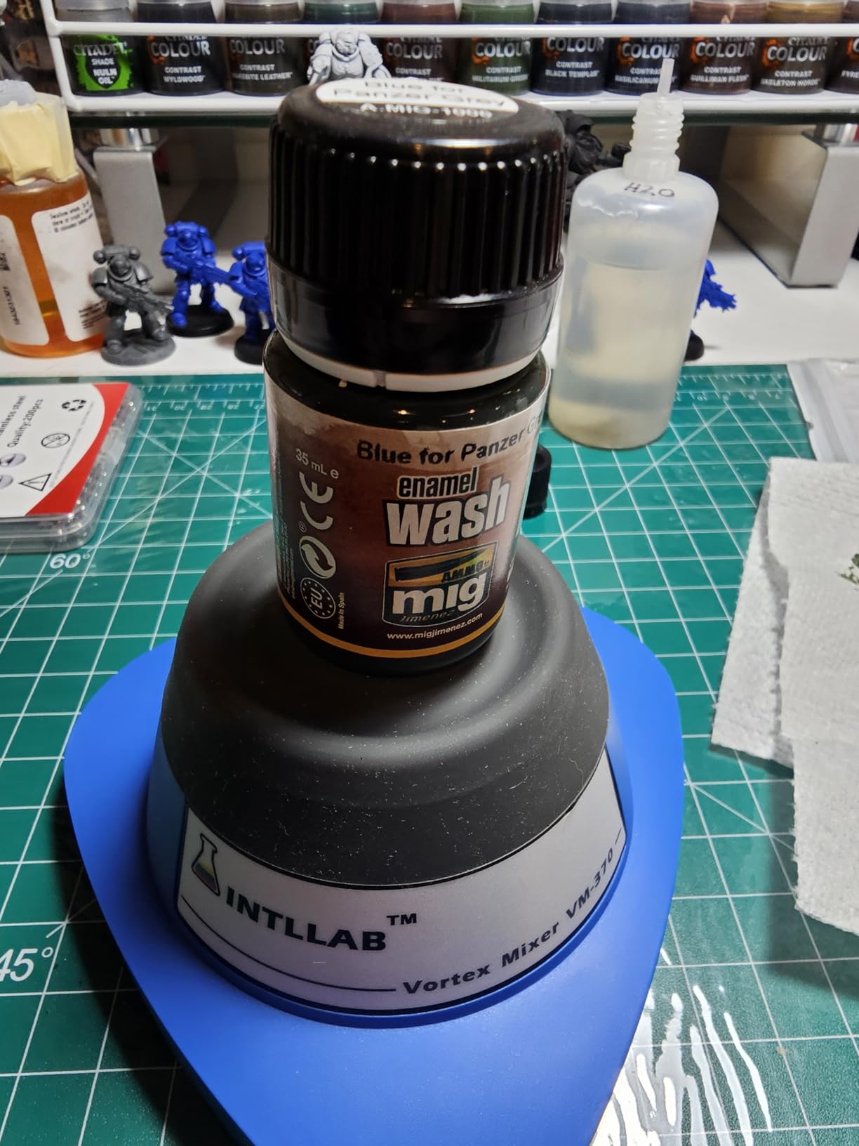 INTLLAB Lab Vortex Mixer, Touch Function Lab Vortexer, Gel Polish, Eyelash Adhesives, Acylic Paints, Test Tubes and Centrifuge Tubes customer photo 1