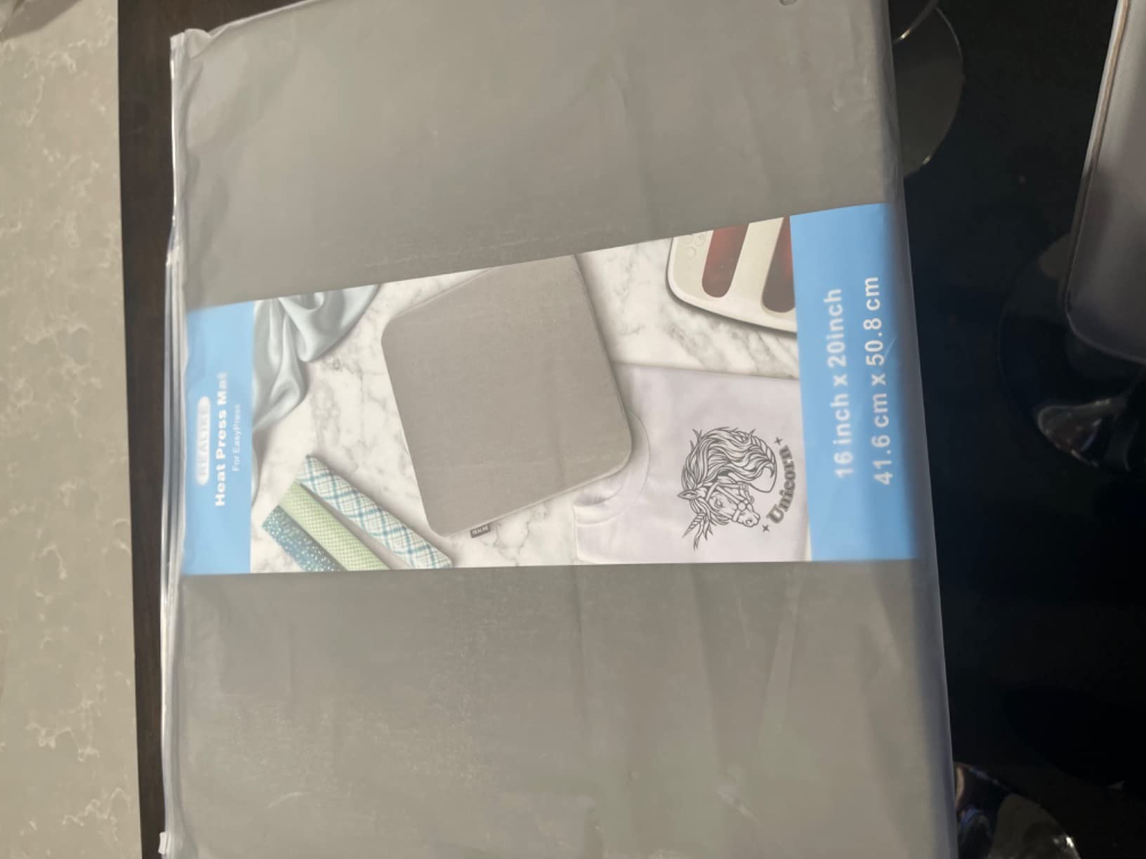 REALIKE Heat Press Mat Compatible with Cricut Easy Press 2/Cricut Easy Press(12X12 inch), Easy Press Mat for HTV Craft Vinyl Ironing Insulation Transfer Projects customer photo 1