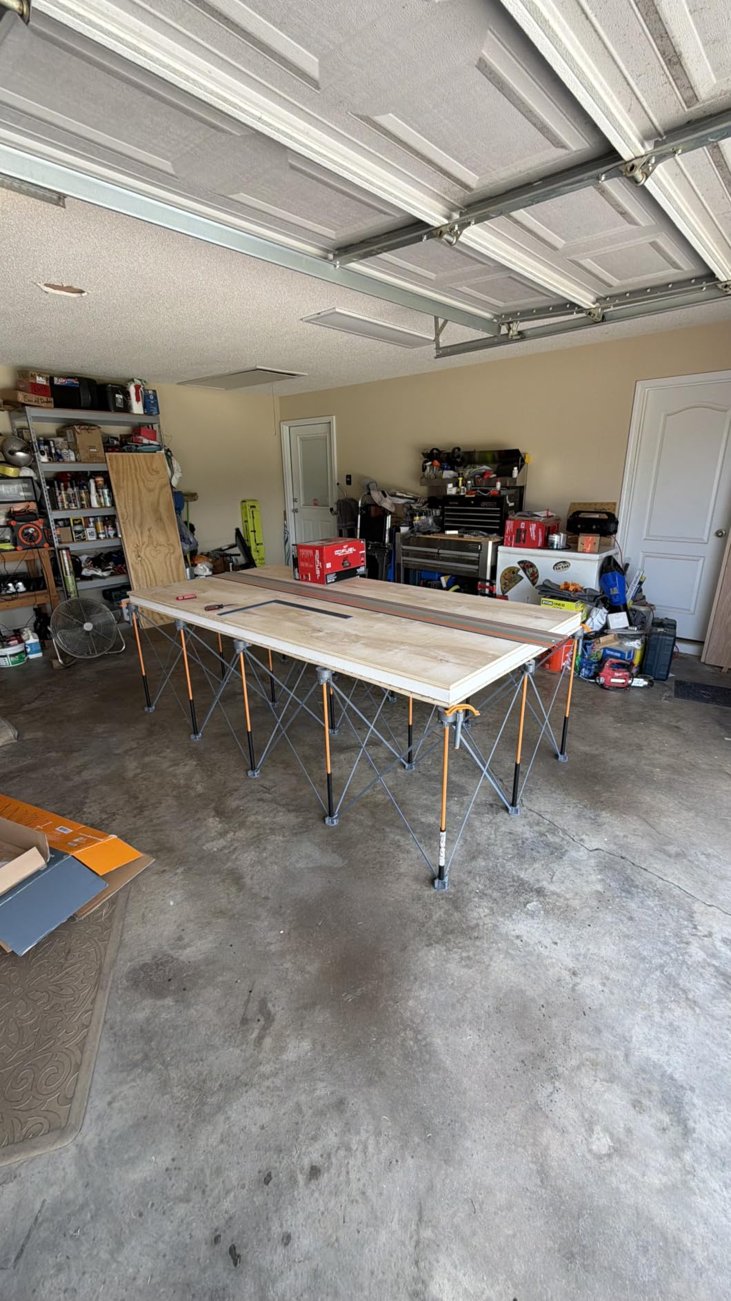 BORA Centipede Folding Work Table 4x6 ft Portable Workbench for Garage customer photo 2