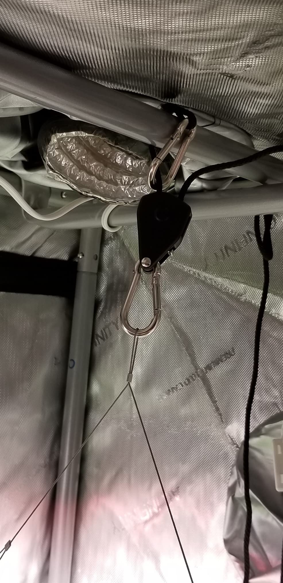 AC Infinity, Adjustable 1/8” Rope Hanger, 2 Pairs customer photo 1