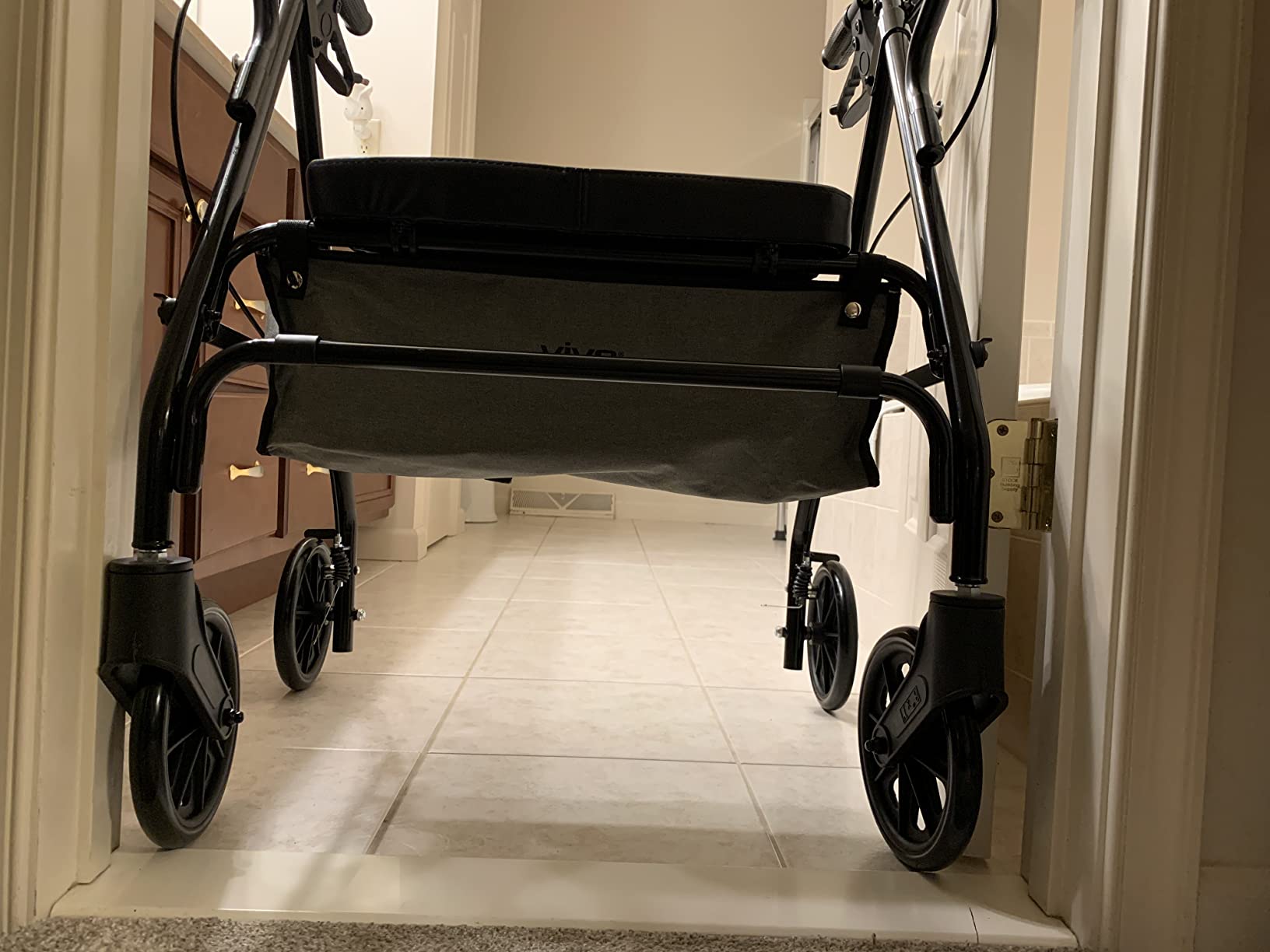 Vive Bariatric Rollator Walker for Seniors - 500 lbs Capacity - Rolling customer photo 1
