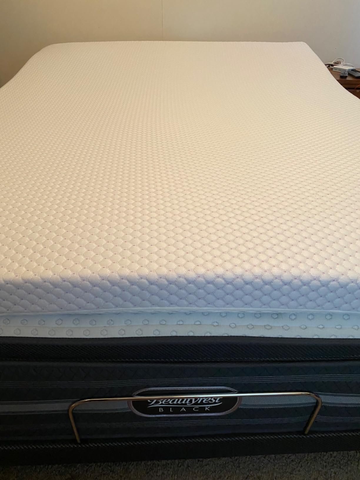 PERLECARE Queen 3 Inch Gel Memory Foam Mattress Topper with Cover customer photo 1