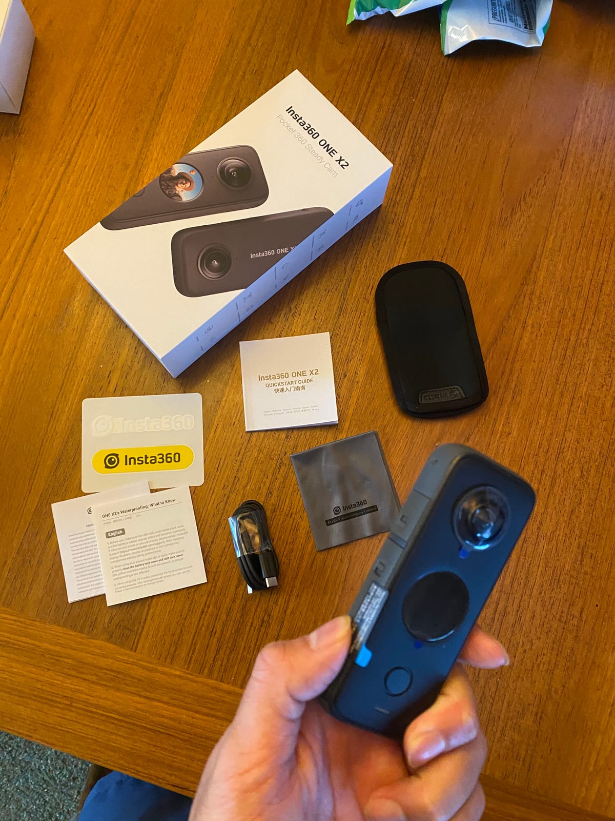 Insta360 ONE X2 360 Degree Waterproof Action Camera, 5.7K 360, Stabilization, Touch Screen, AI Editing, Live Streaming, Webcam, Voice Control customer photo 2