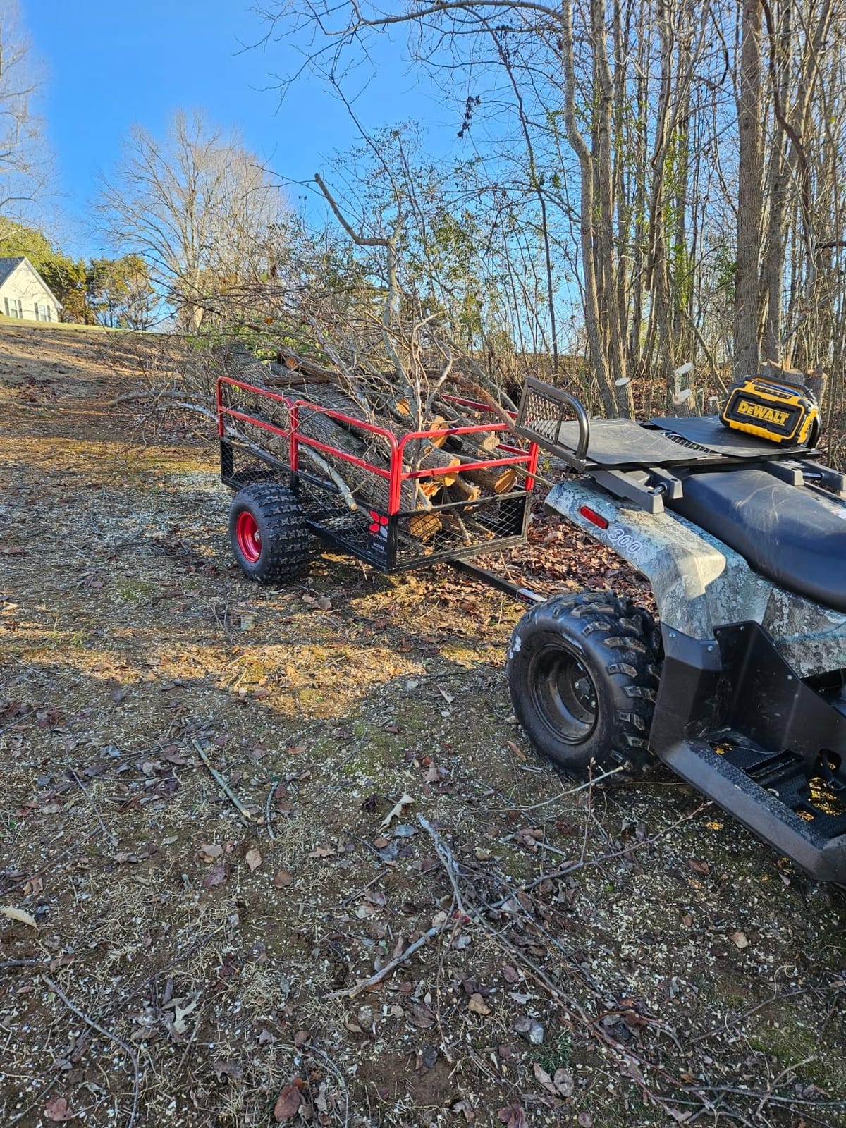Yutrax TX162 HC1500 Heavy Duty ATV / UTV Trailer – for Off-Road Use - 1,500 lb. Capacity customer photo 1