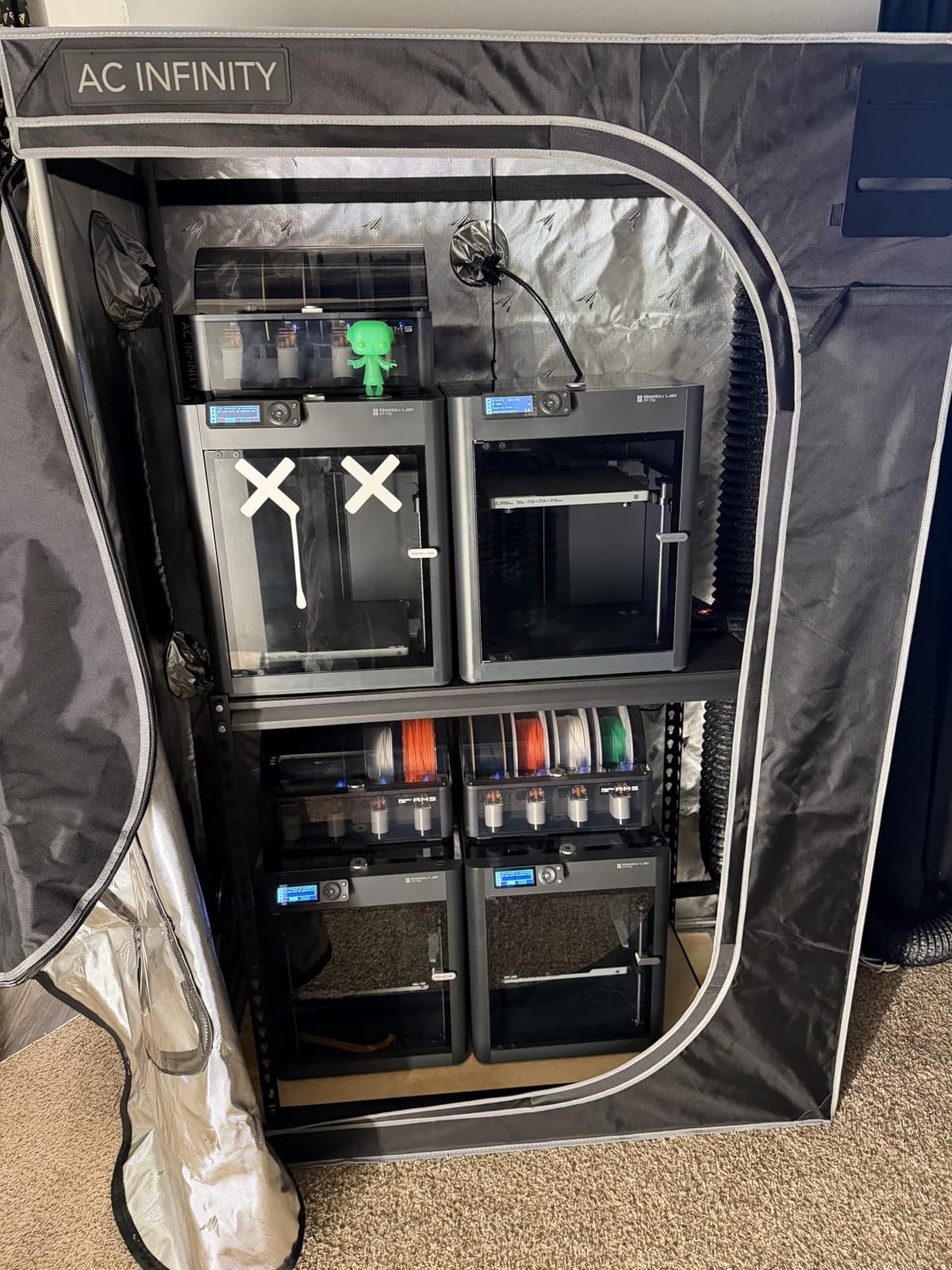AC Infinity CLOUDLAB 844, Advance Grow Tent 4x4, Thickest Poles & Mylar customer photo 1