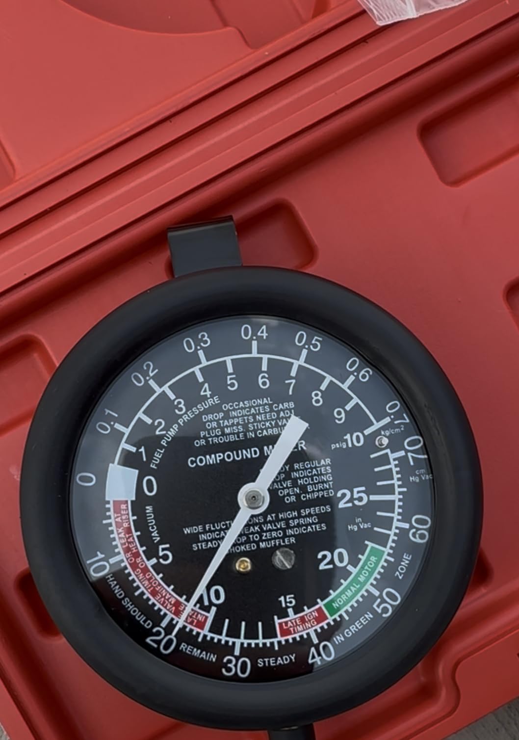 Hromee Fuel Pump and Vacuum Tester Gauge, Carburetor Pressure Diagnostics Leakage Tool Kit customer photo 1