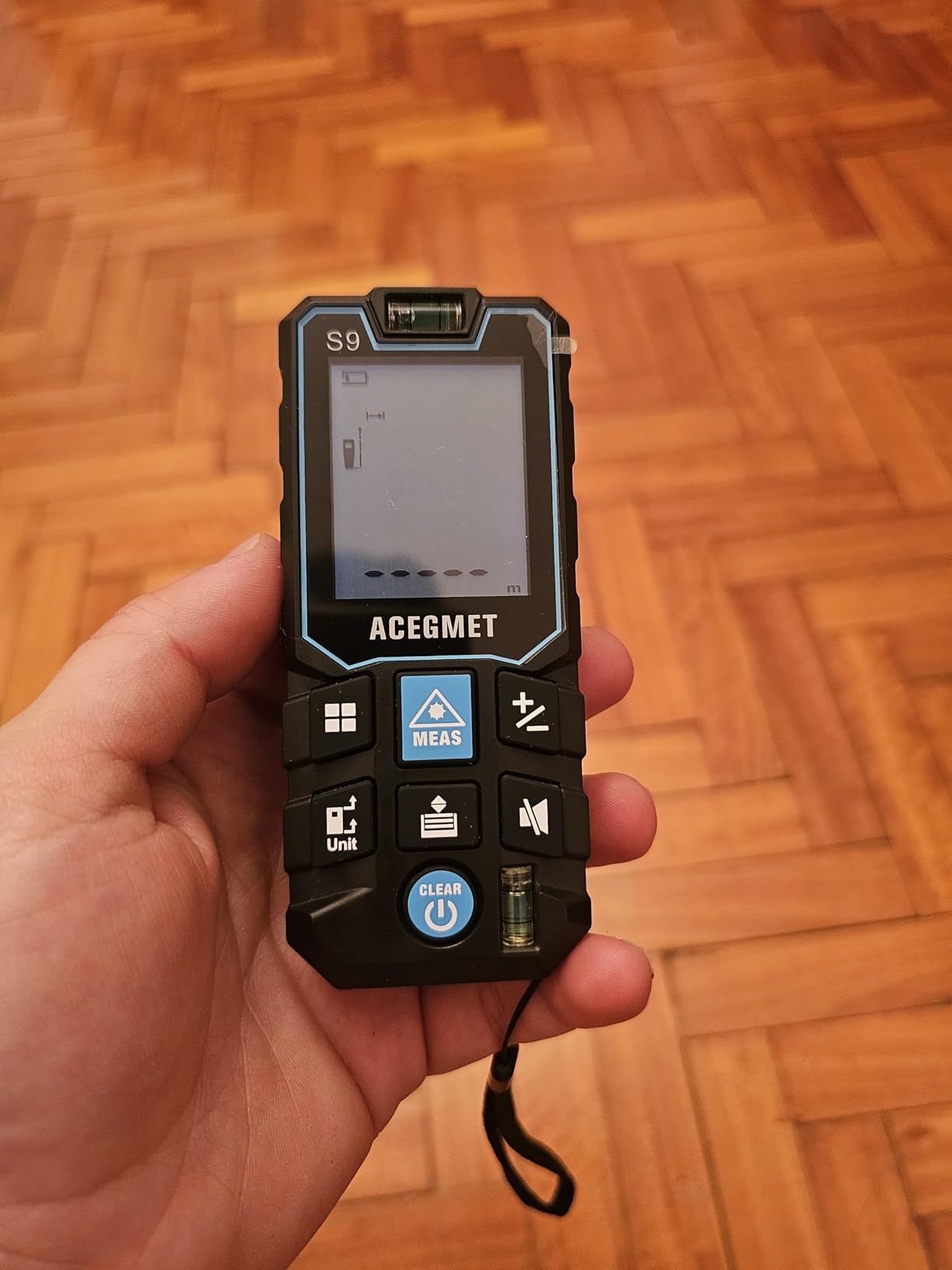 ACEGMET S9 229ft/70m Laser Measuring Tool, LCD Backlit Display customer photo 1