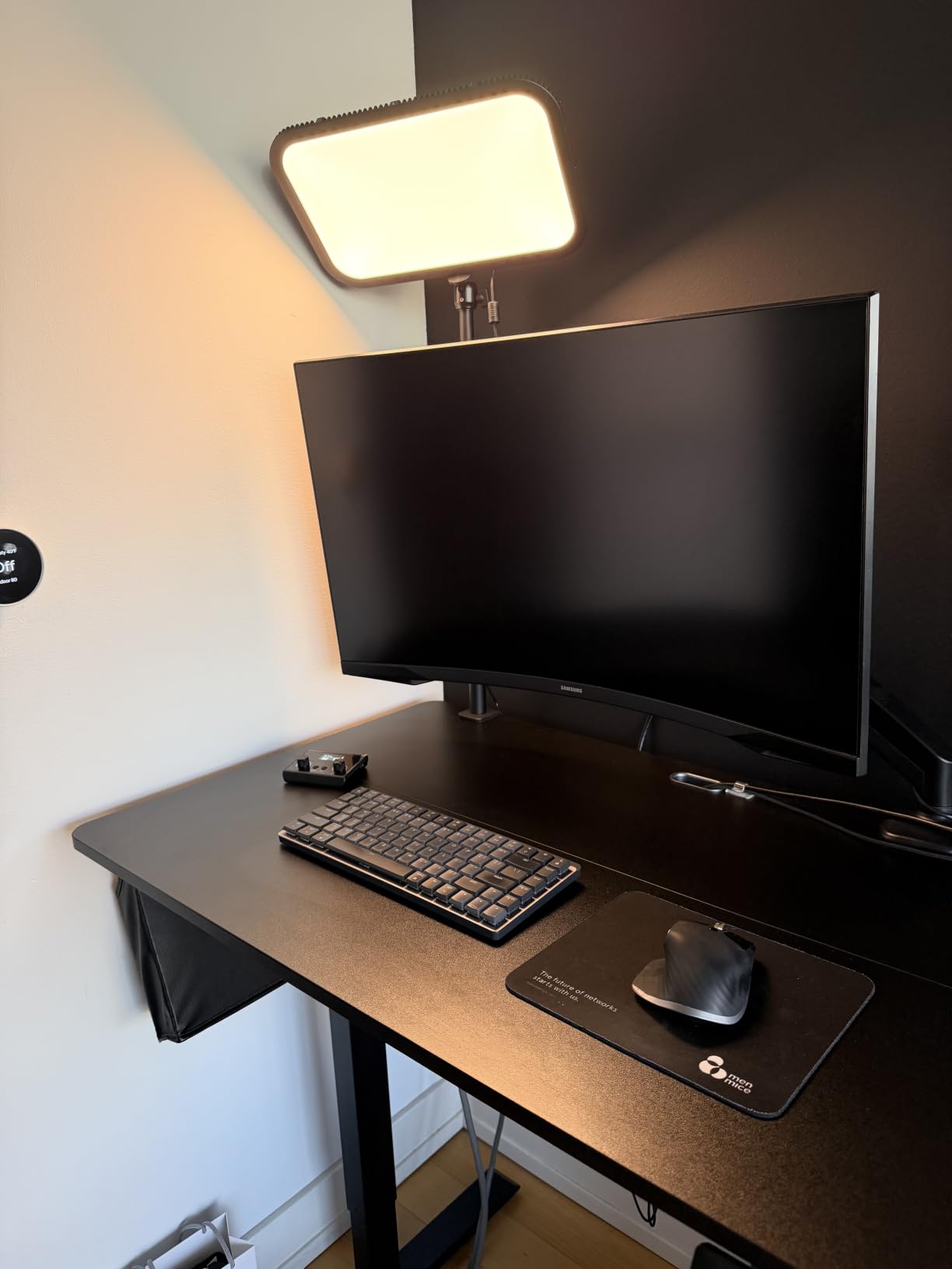 Godox ES45 Desktop LED Key Light for Streaming&Video Calls, Soft Dimmable customer photo 1