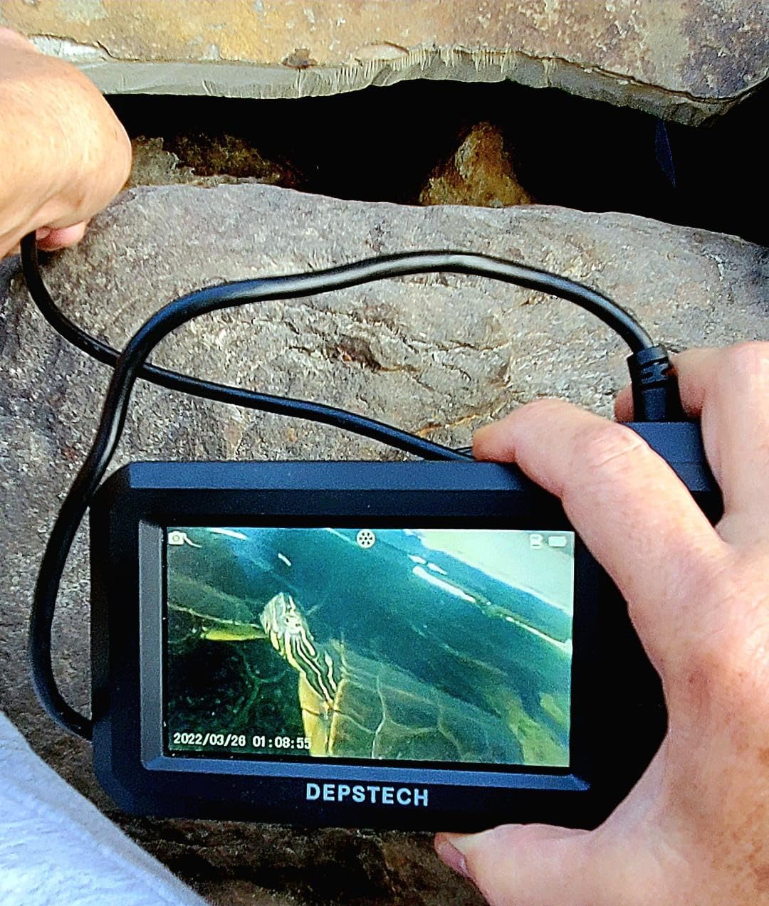 DEPSTECH Endoscope Camera with Light, Dual Lens Inspection Borescope 16.5FT customer photo 1