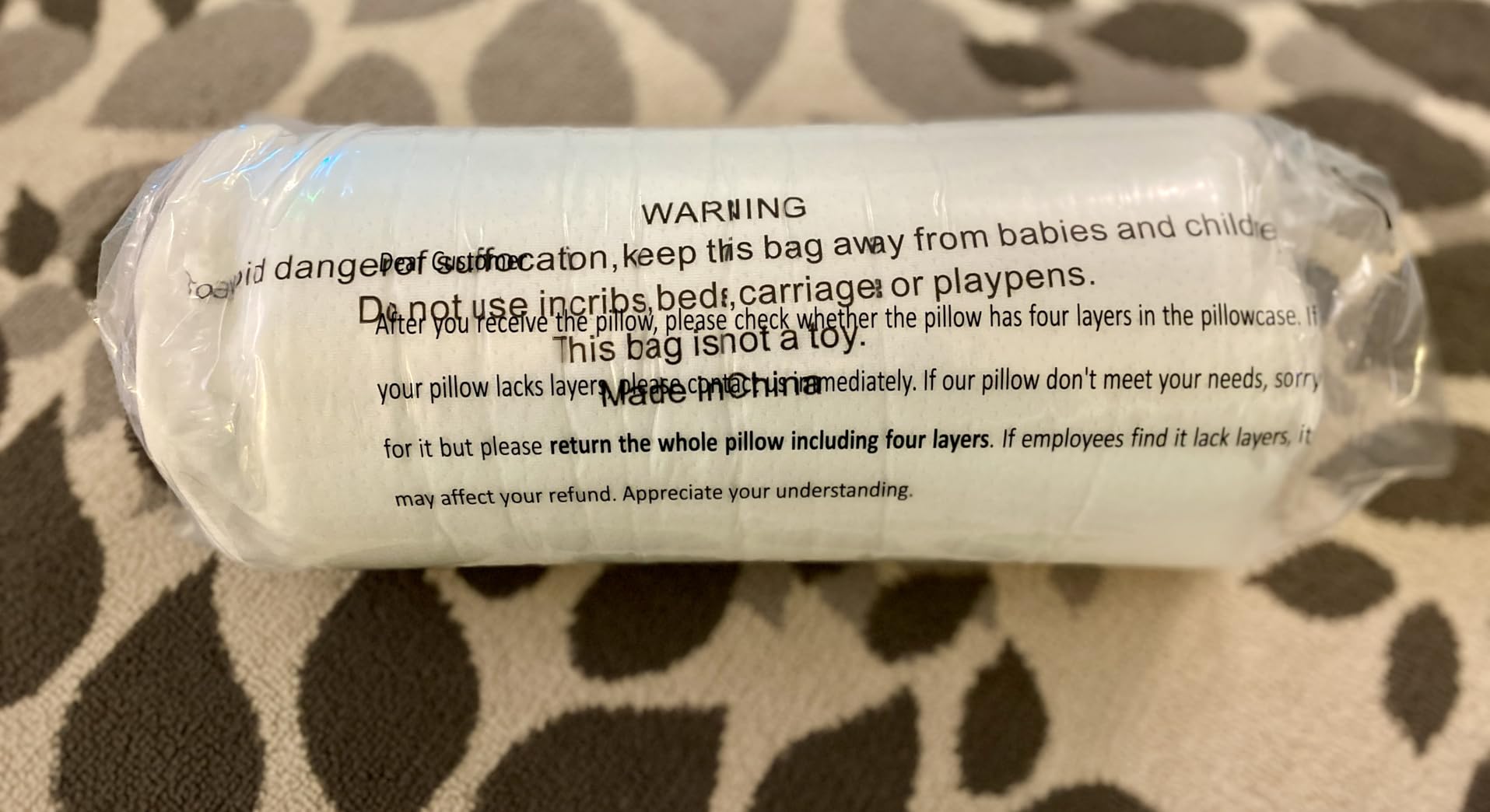 Adjustable Memory Foam Pillow for Side Sleeper,CertiPUR-US Neck Pillow customer photo 2