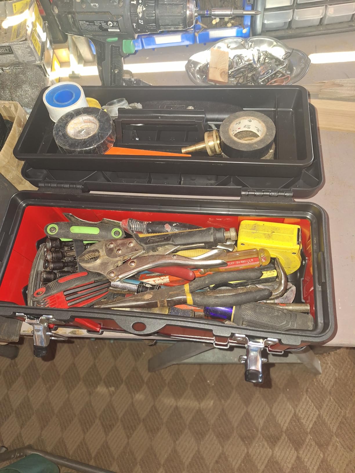 Jack Boss Metal Tool Box Steel 16