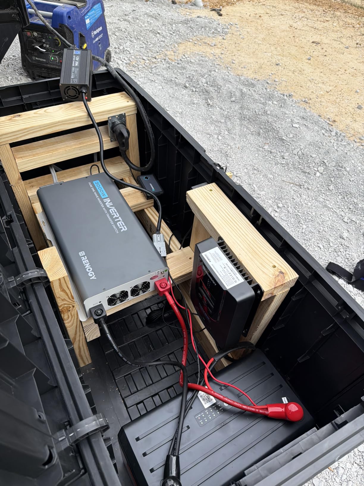Renogy Inverter P2 3000W Pure Sine Wave Inverter 12V DC to 120V AC Converter for Home, RV, Truck, Camping, Trailer, with Wired Remote Controller, Support Li, AGM, SLD, Gel, FLD Batteries customer photo 2