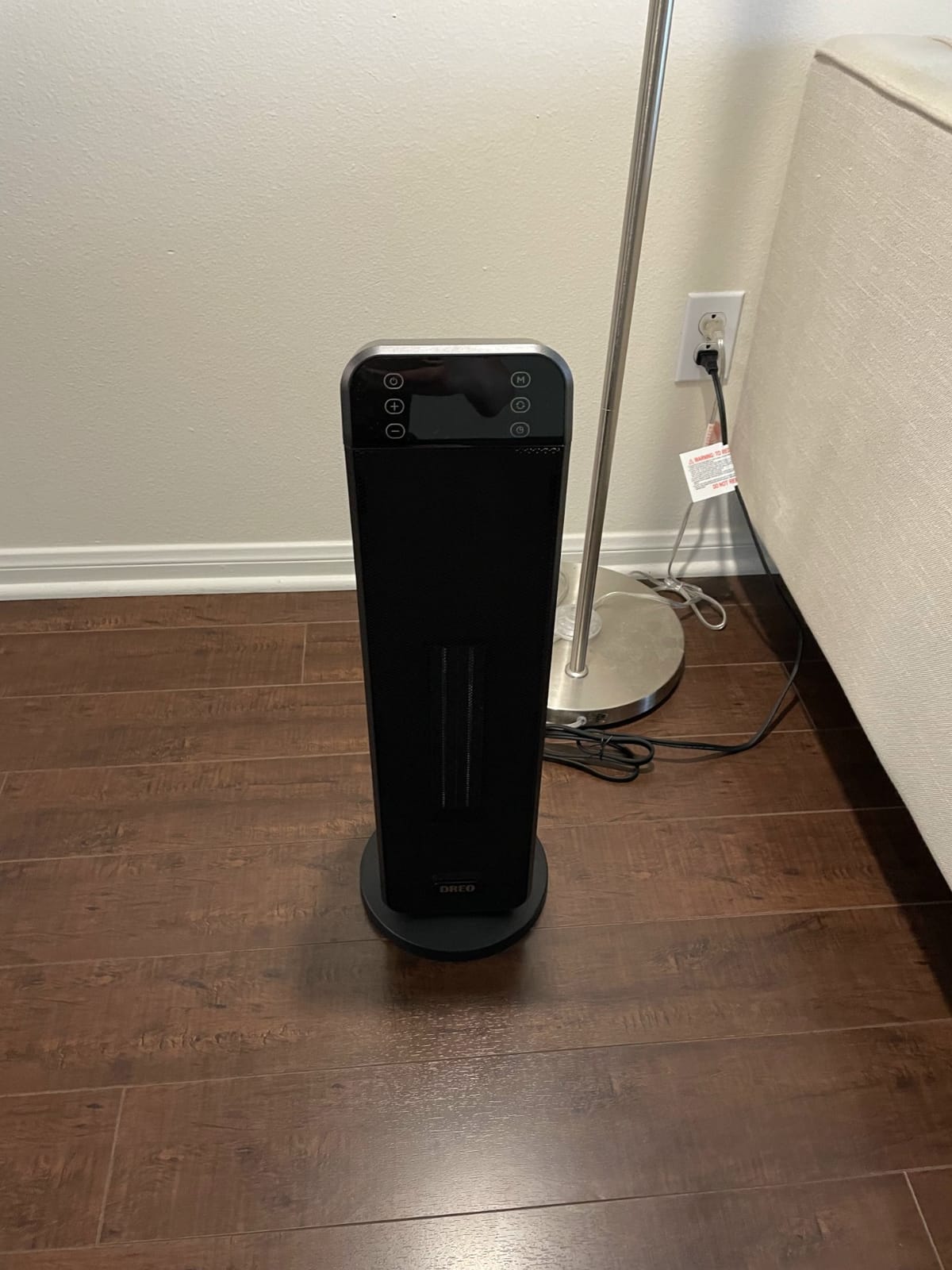 DREO Ceramic Space Heater for Indoor Use 25 Inch, Remote and Thermostat customer photo 1