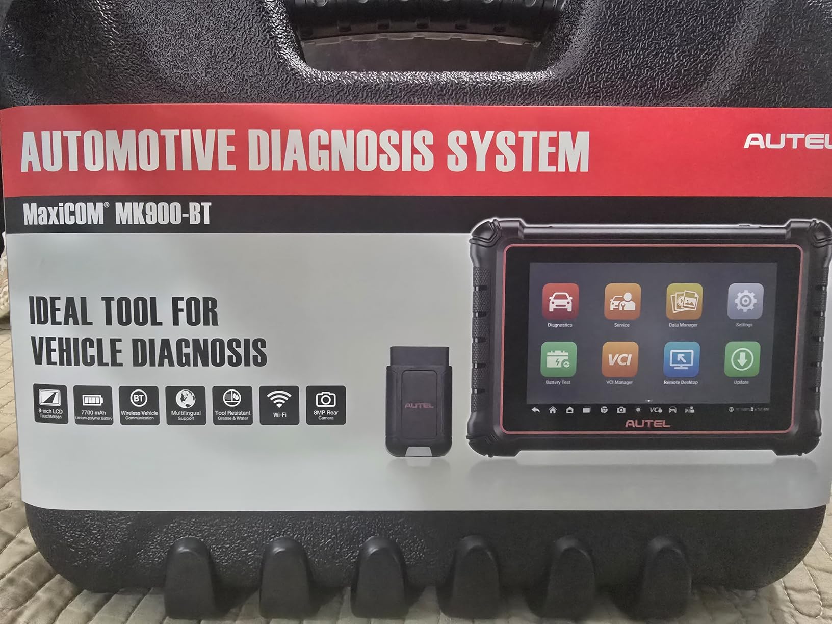 Autel Scanner MaxiCOM MK900BT Bidirectional Tool, 40+ Service, CAN-FD& DOIP customer photo 1