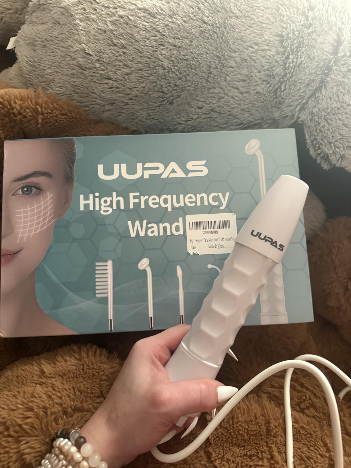 High Frequency Facial Wand-UUPAS Portable Handheld High Frequency customer photo 1