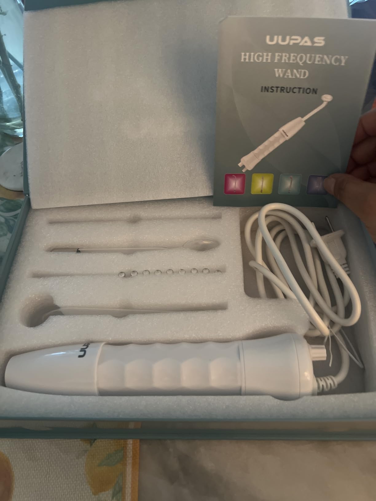 High Frequency Facial Wand-UUPAS Portable Handheld High Frequency customer photo 2