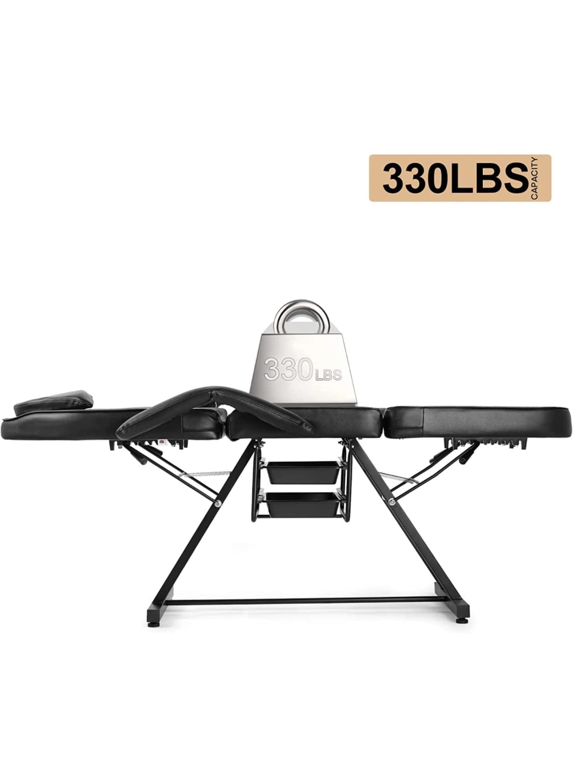 Artist hand Hydraulic Facial Table Tattoo Chair Massage Bed Adjustable Professional for Esthetician Beauty Spa Lash Bed for Eyelash Extensions Salon Equipment Barber Salon (White) customer photo 1