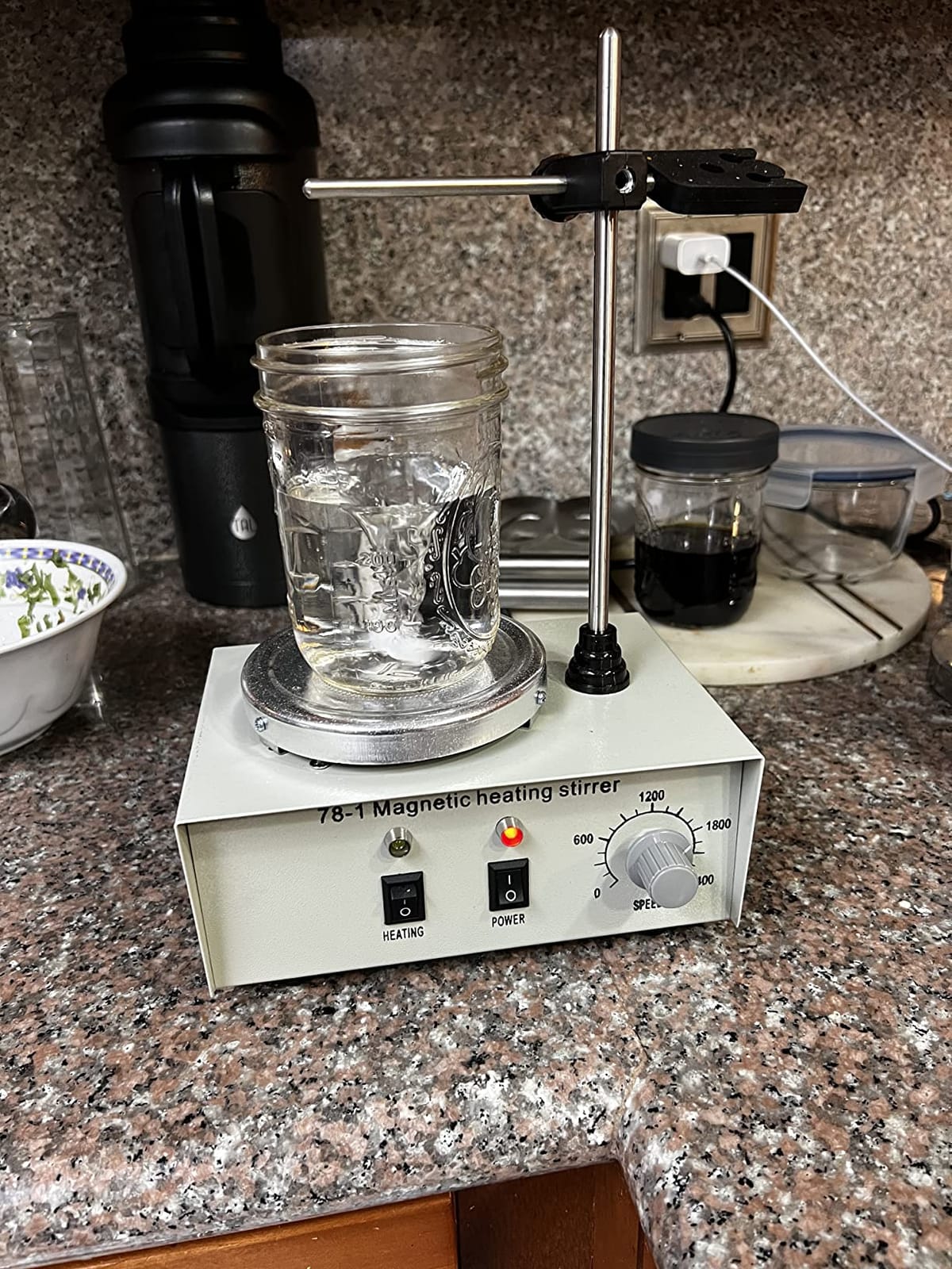 Feekoon Magnetic Stirrer Hot Plate Mixer 1000ml Stirring Capacity customer photo 2