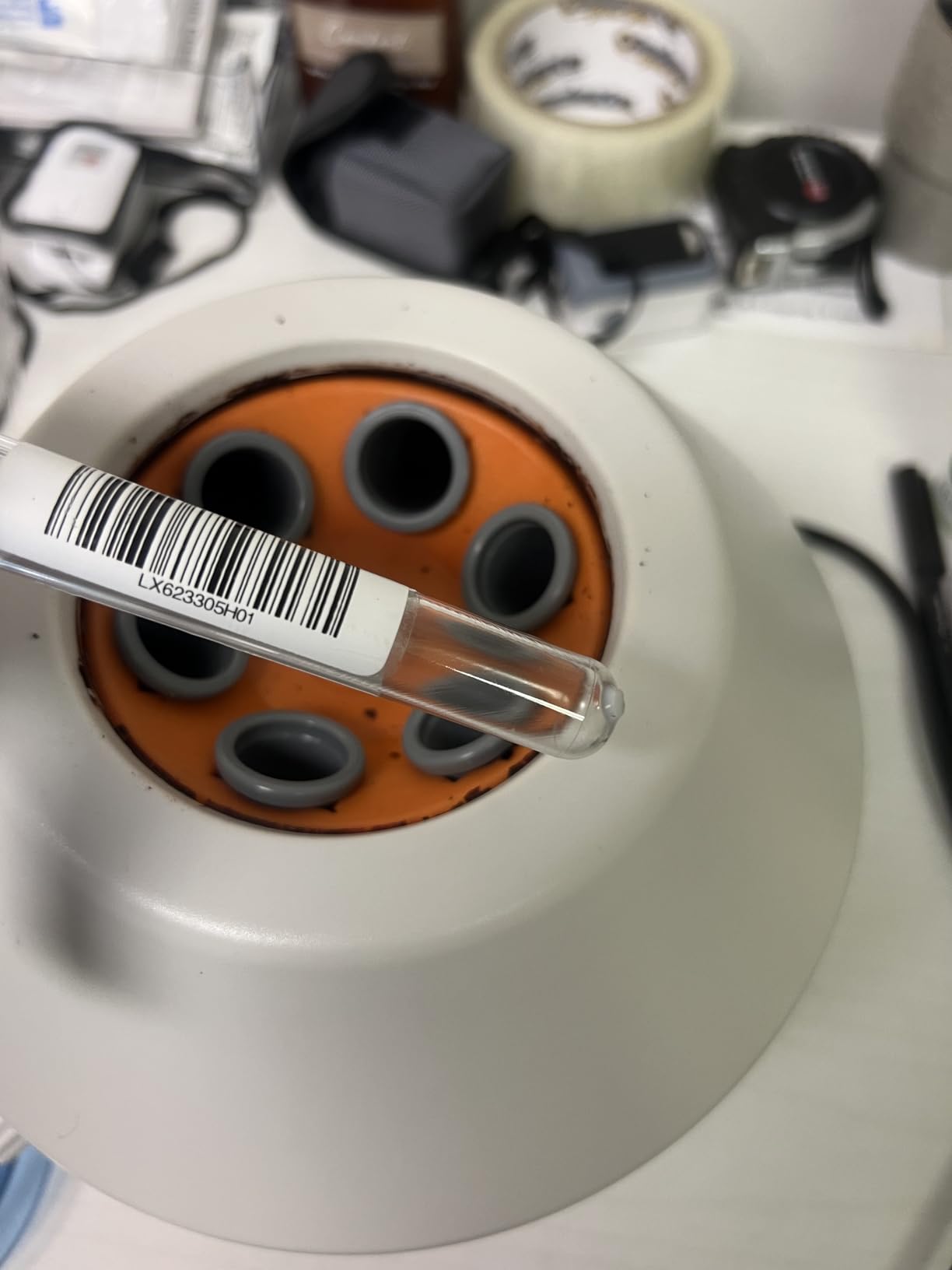 NEWTRY Mini Centrifuge Machine, Electric Lab Desktop Benchtop Centrifuges customer photo 1
