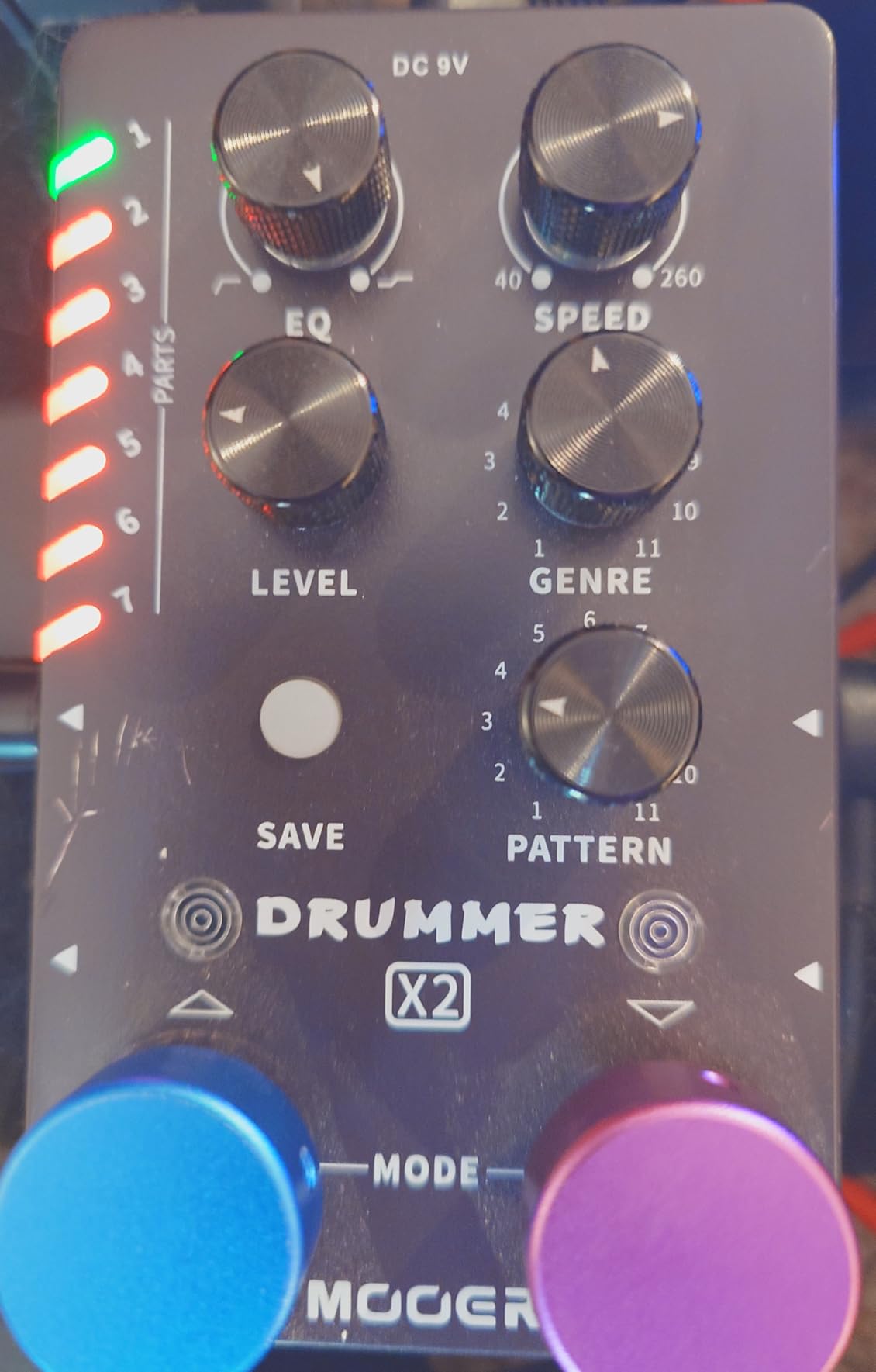 MOOER Groove Looper Pedal Drum Machine Stereo Guitar Loop Recorder Pedals customer photo 1
