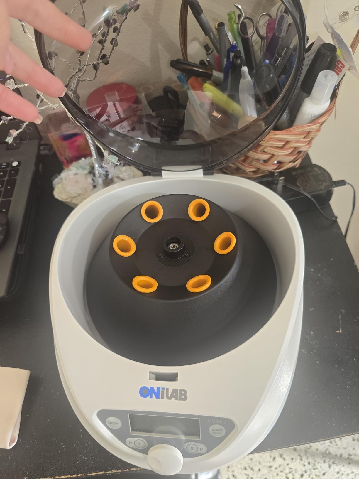 ONiLAB Lab PRP Centrifuge, 6X15ml/10ml/7ml/1.5-5ml, 300-5000RPM, Max 2600×g customer photo 2