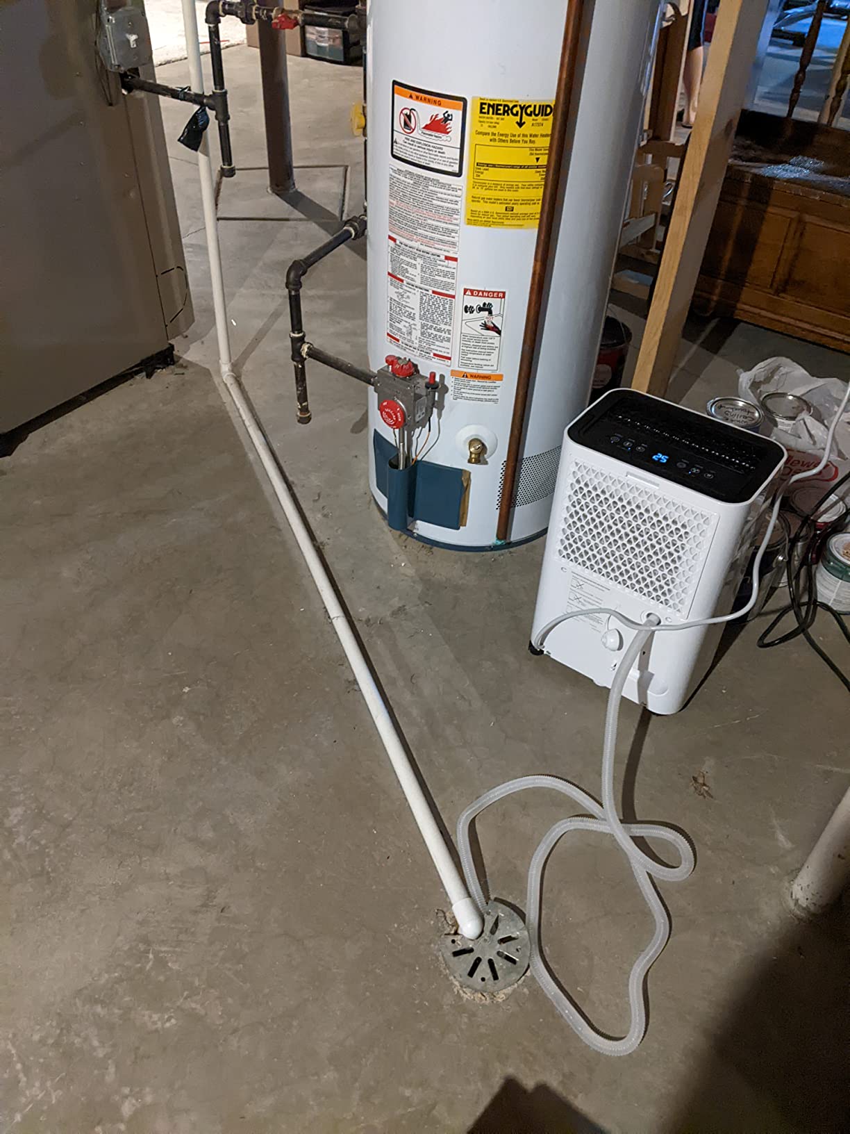 50 Pints Dehumidifier for Basement and Bedroom, Covers 3500 Sq.Ft with Drain Hose, Smart Operation with 3 Modes - Ideal for Home, Bathroom, Garage. customer photo 2