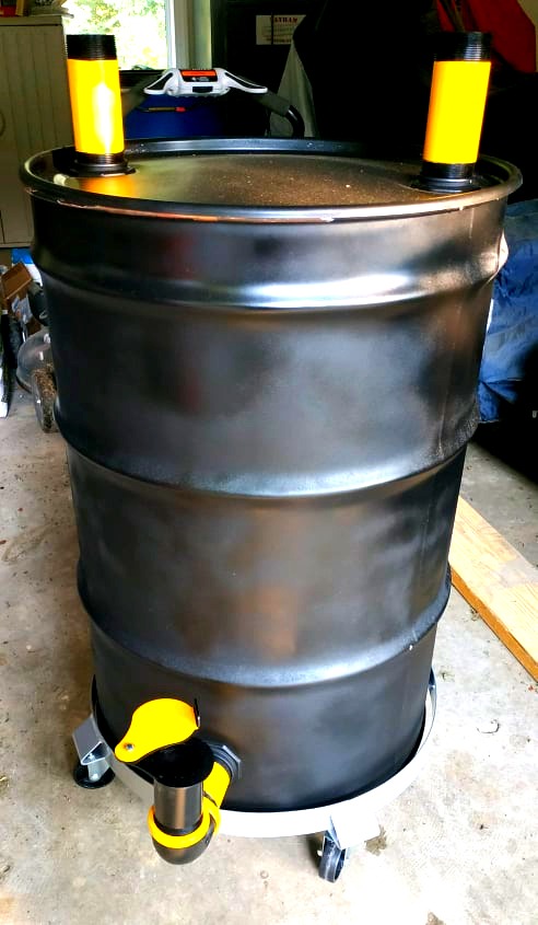 55-Gallon Drum Dolly - Heavy-Duty Steel Dolly with Cross Braces and 4 Caster Wheels – 1,000-Pound Capacity by Pentagon Tools customer photo 2