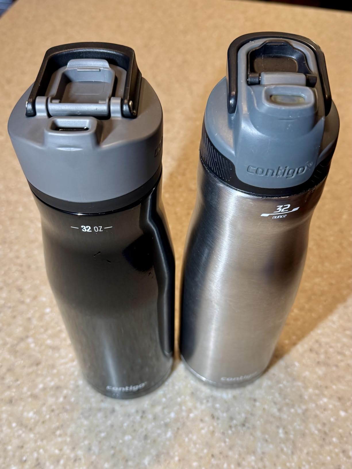 Contigo Cortland Chill 2.0 Blueberry Stainless Steel Water Bottle Vacuum-Insulated Spill-Proof Lid 24oz Ideal for Hot or Cold Drinks Interchangeable Lid Perfect for Kids & Adults customer photo 1
