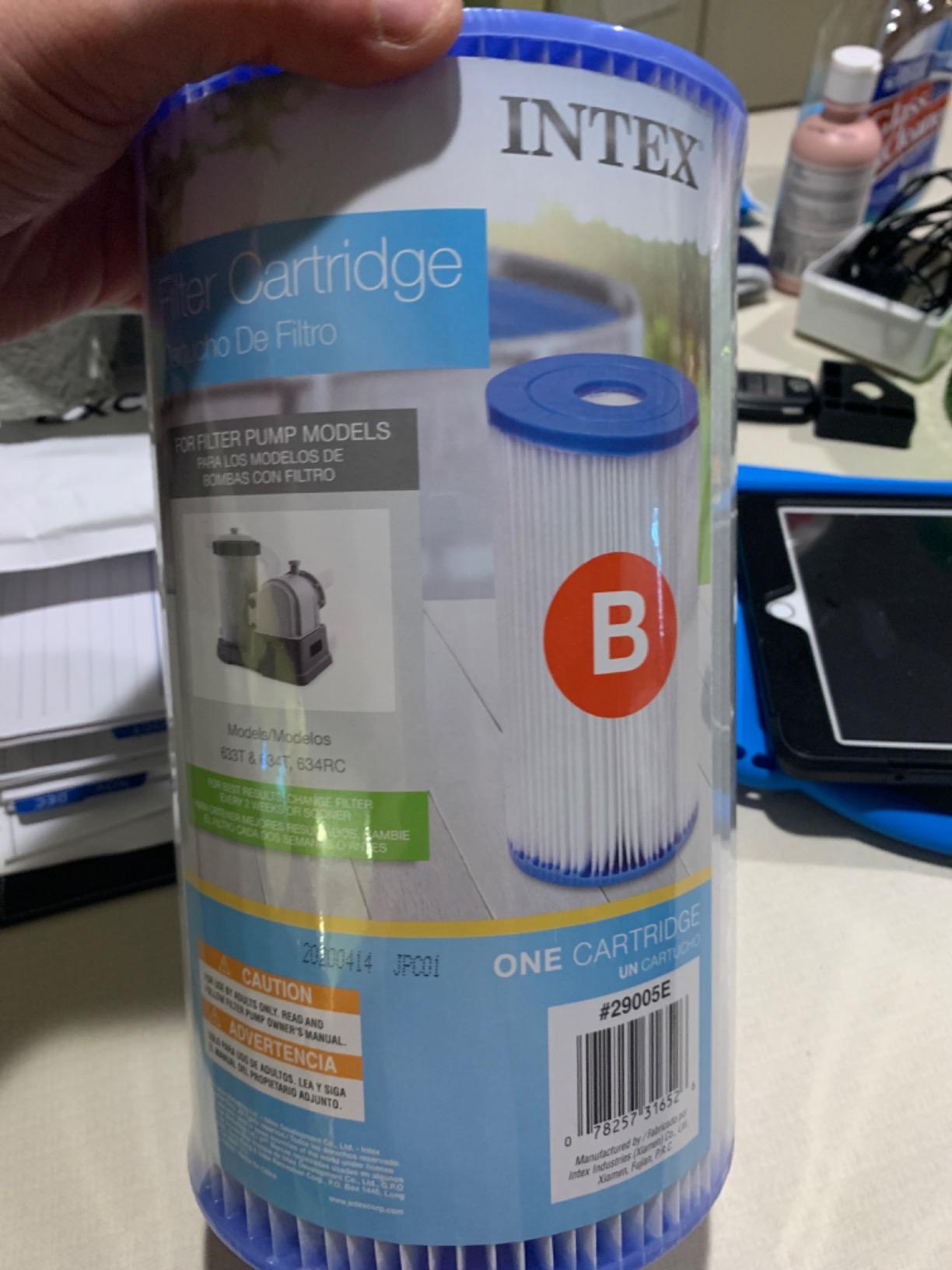 Intex Type B Pool Filter Cartridge for Above Ground Swimming Pools, 6-Pack customer photo 2