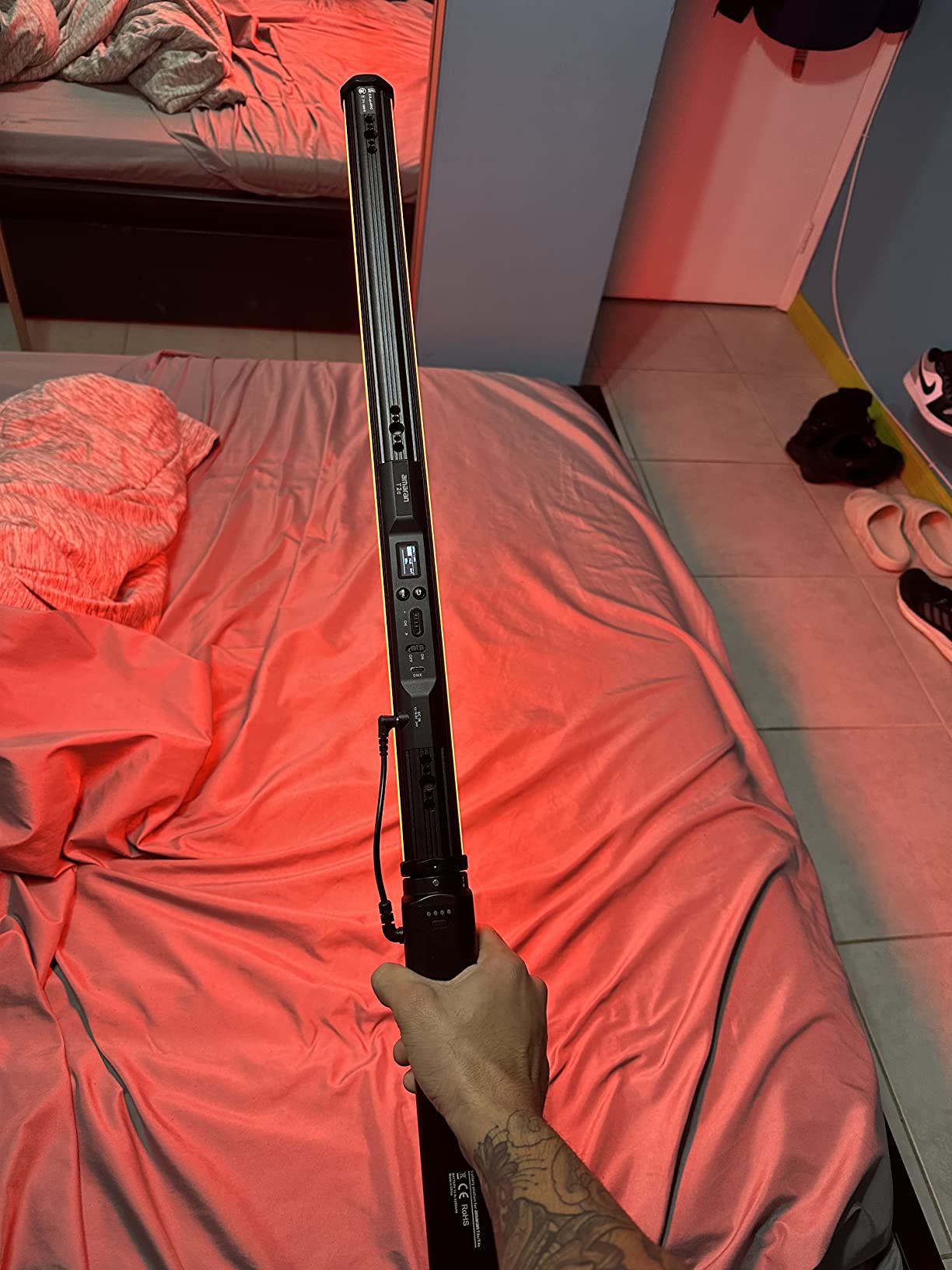 Aputure Amaran T4C 40W RGBWW LED Tube Light,APP/DMX Control,47.2Inch/120cm customer photo 1