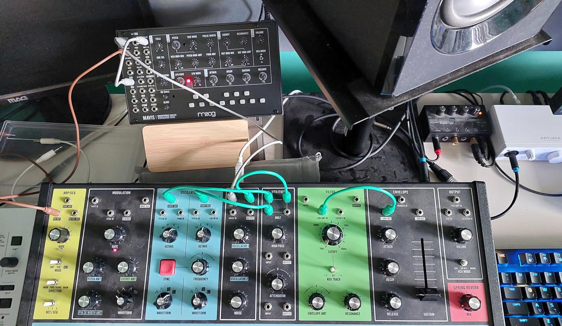 MOOG Mavis Semi-Modular Analog Synthesizer customer photo 1