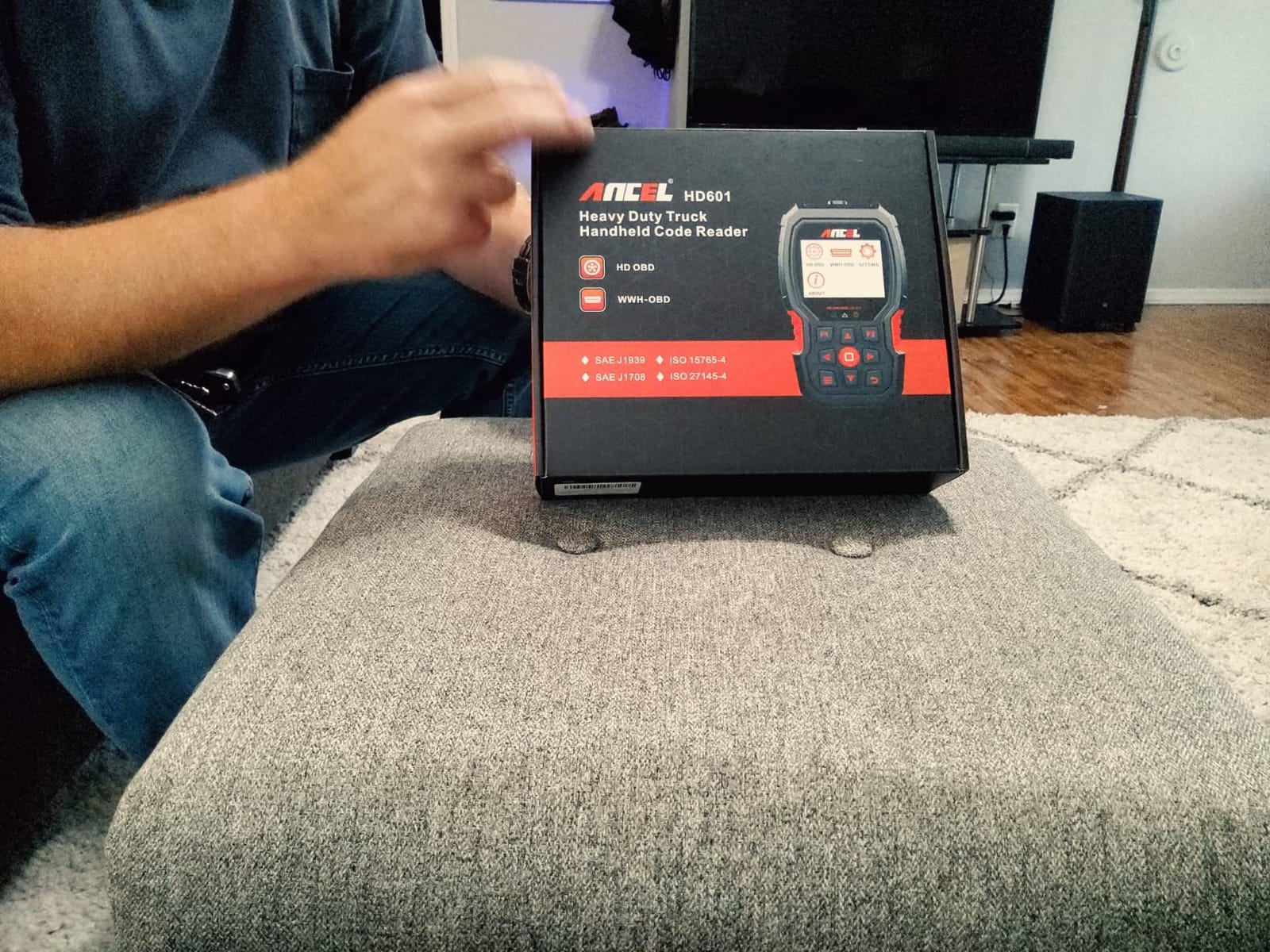 ANCEL Heavy Duty Truck Scanner HD601 All System Diesel Diagnostic Scan Tool fits for Cummins, Detroit, Freightliner, International, Paccar, Check Engine for Truck & Car 2 in 1 Code Reader customer photo 1
