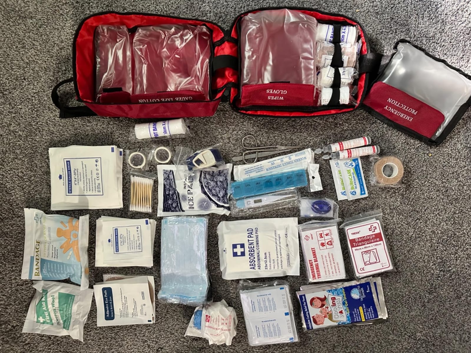 VRIEXSD 400 Piece Large First Aid Kit for Home, Car, Travel, Camping,Sports customer photo 1