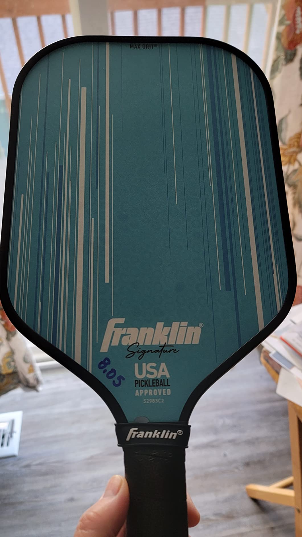 Franklin Sports Pro Pickleball Paddles - Signature Series Pro Pickleball Paddle with MaxGrit Surface - USA Pickleball (USAPA) Approved Tournament Pickleball Paddles - 13mm + 16mm Polypropylene Cores customer photo 2