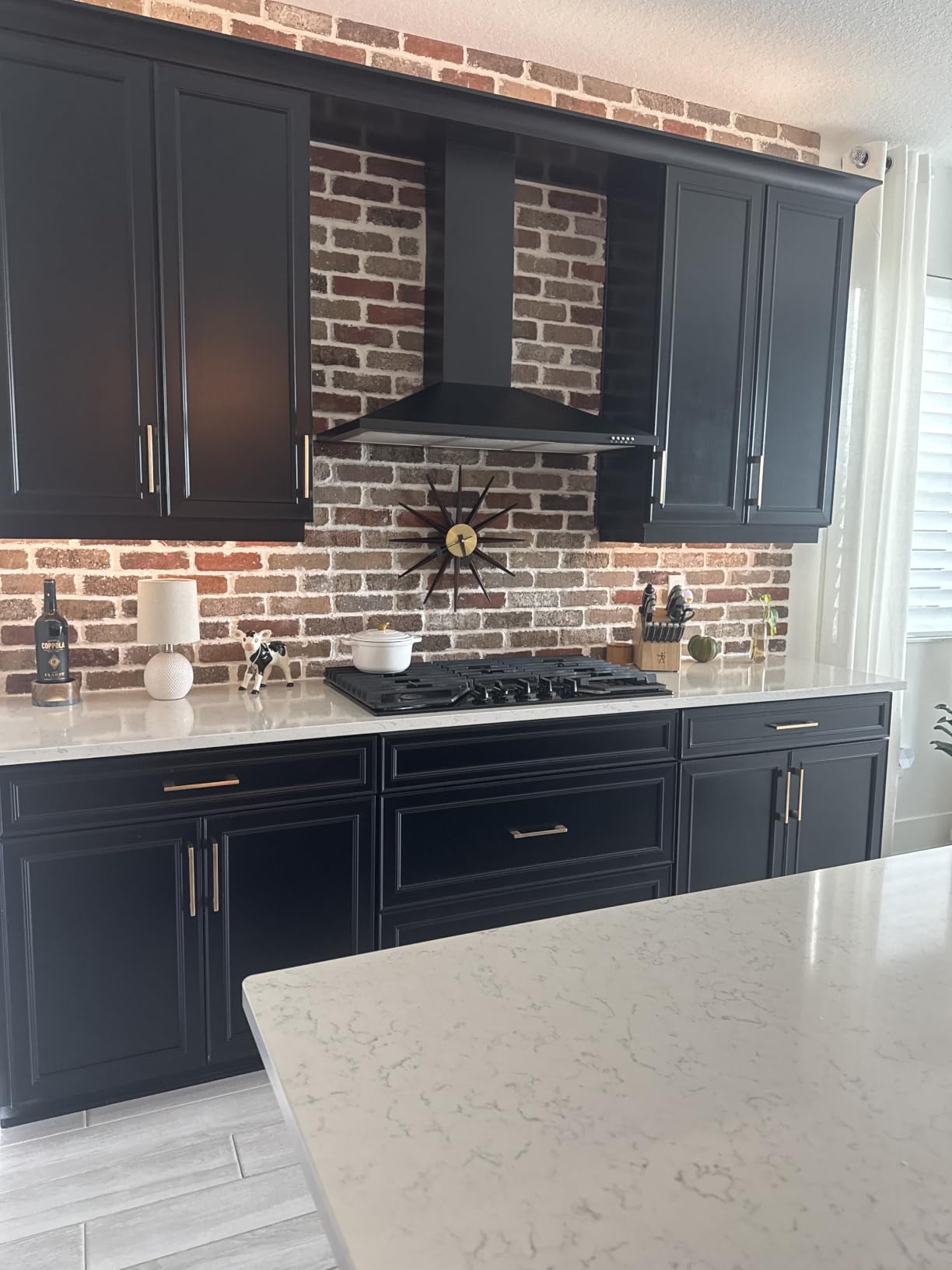 SNDOAS Range Hood 30 inch,Wall Mount Range Hood in Stainless Steel With Ducted/Ductless Convertible,Stove Vent Hood with Aluminum Filters,3 Speed Exhaust Fan,LED Light,Button Control customer photo 2