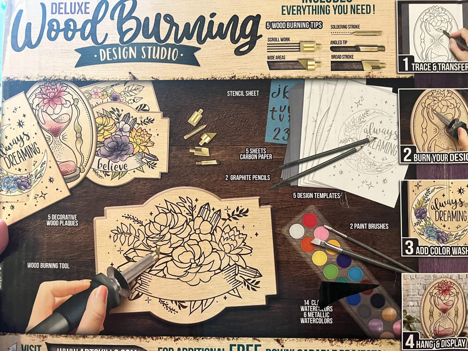 ArtSkills Wood Burning Kit for Beginners - 48 Piece Woodburning Gift Set customer photo 2