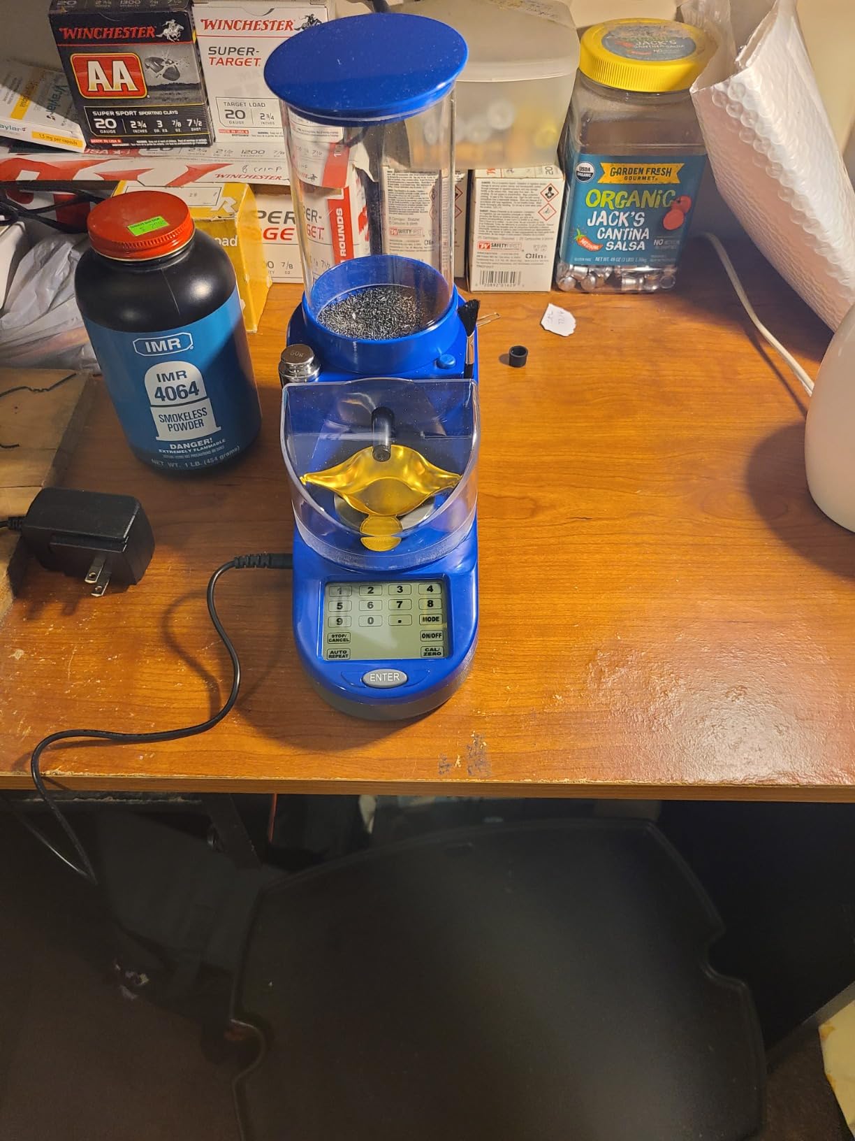 Digital Powder Scale - Powder Measure Dispenser Supplies and Equipment - ±0.1 Grain Accuracy, Anti-Static Anti-Drift Technology, Auto Trickle customer photo 1