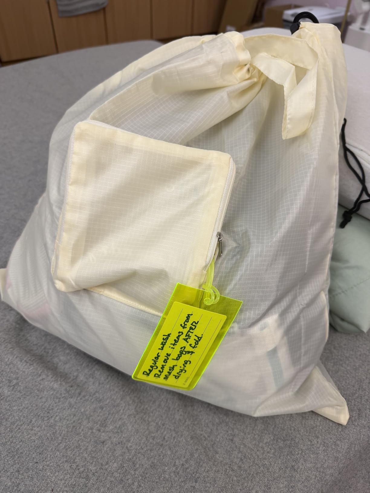 GOGOODA Travel Laundry Bags with Drawstring Closure XL Large with Handle customer photo 2