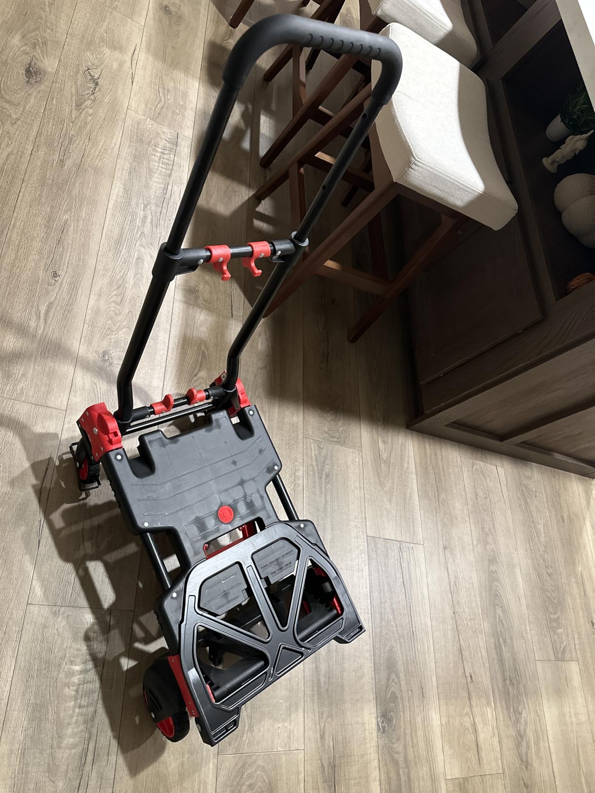 JJSMKCH 2-in-1 Hand Truck Dolly Foldable,330LB Capacity Hand Dolly customer photo 1